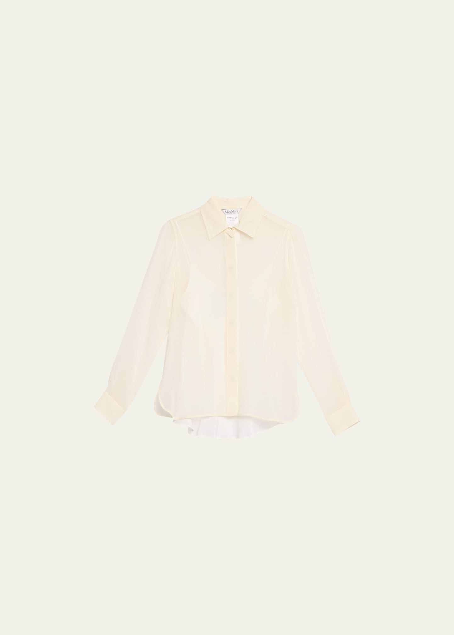 Max Mara Vongola Shirt In Silk