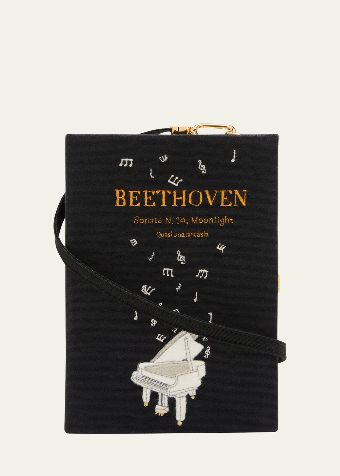 OLYMPIA LE-TAN BEETHOVEN BOOK CLUTCH BAG