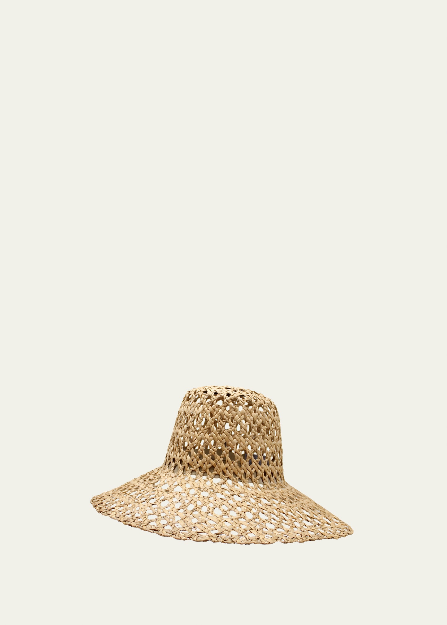 Lola Hats Espalier Raffia Large Brim Hat In Natural