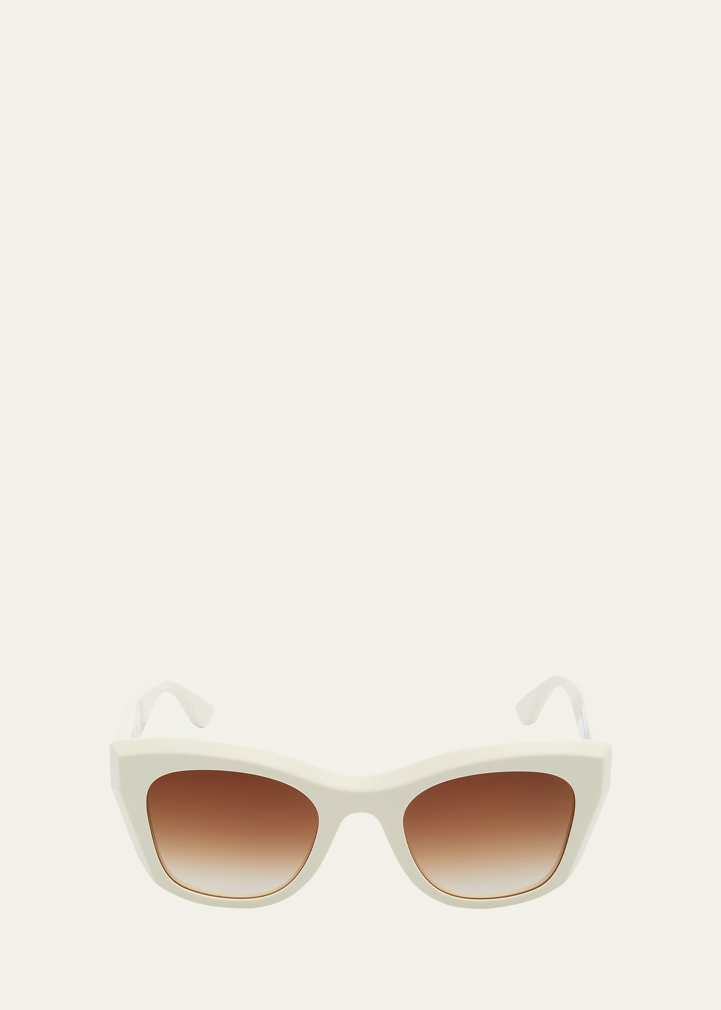 Thierry Lasry Prodigy Acetate Cat-eye Sunglasses In White