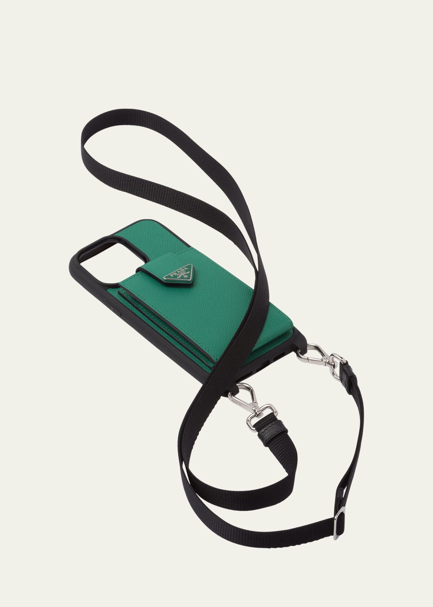 Prada Nylon Smartphone Case in Green for Men