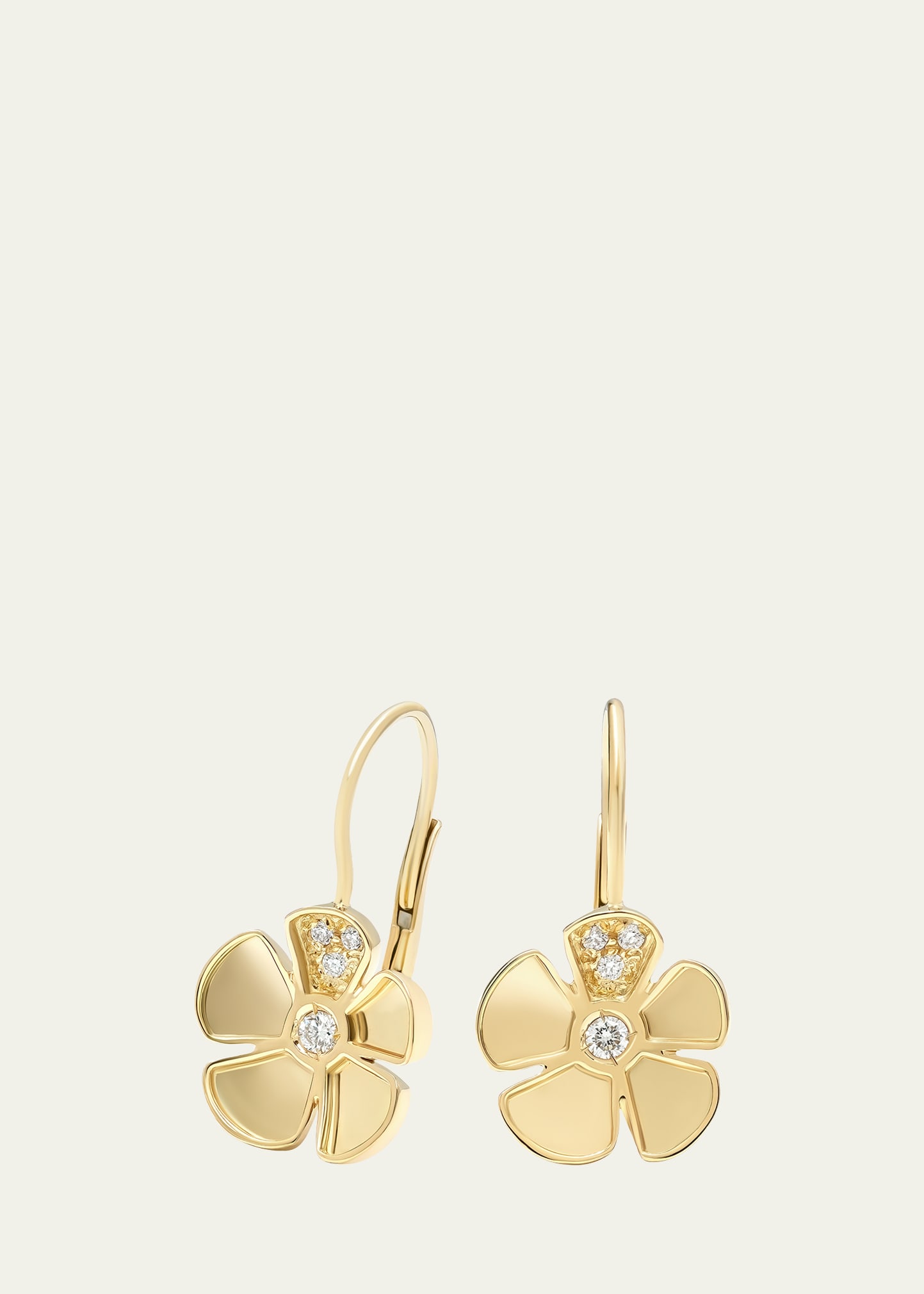 18k Gold Alessia Diamond Drop Earrings