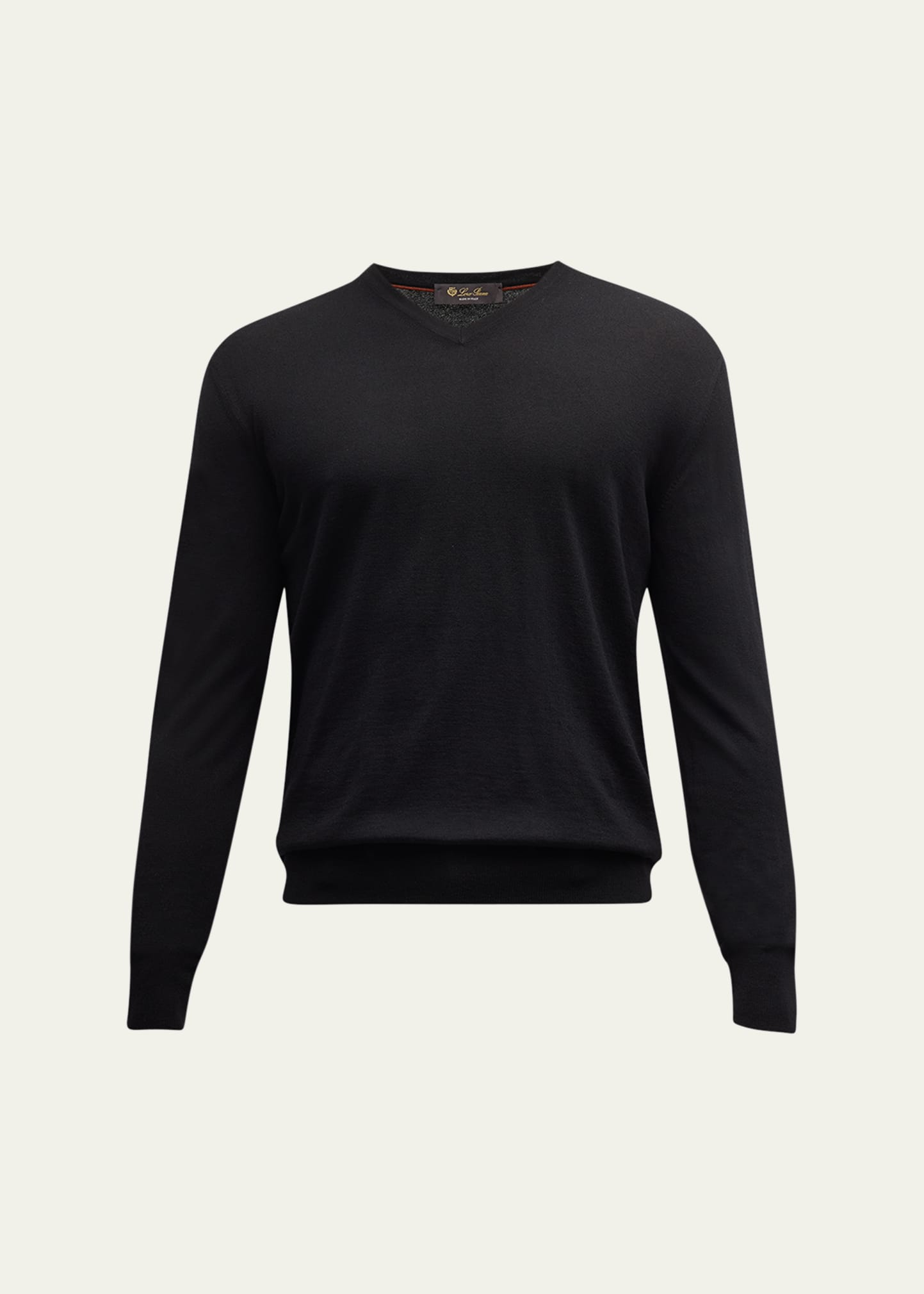 Loro Piana Cash Light Sweater In Black