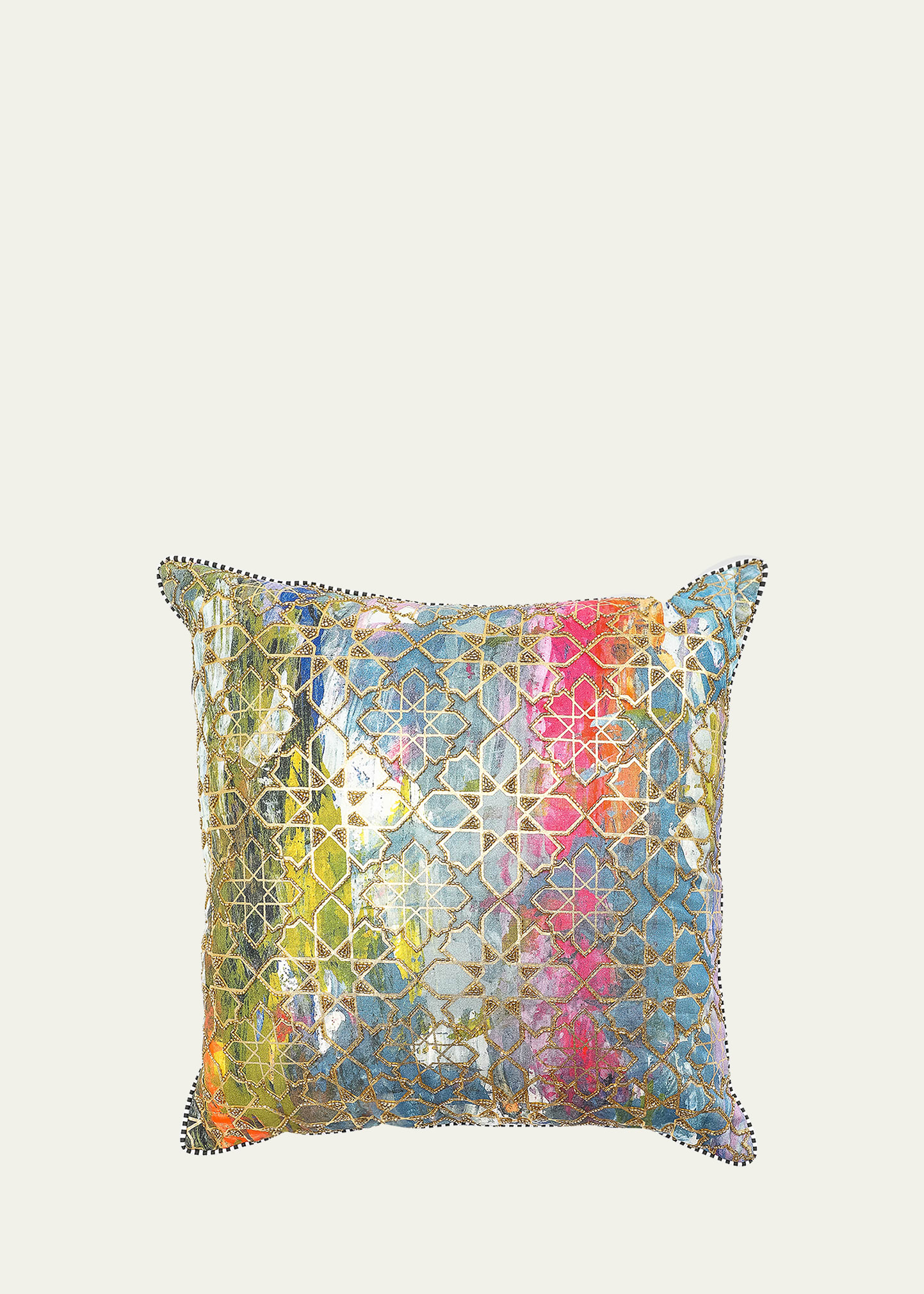 Mosaic Decorative Pillow - 21"