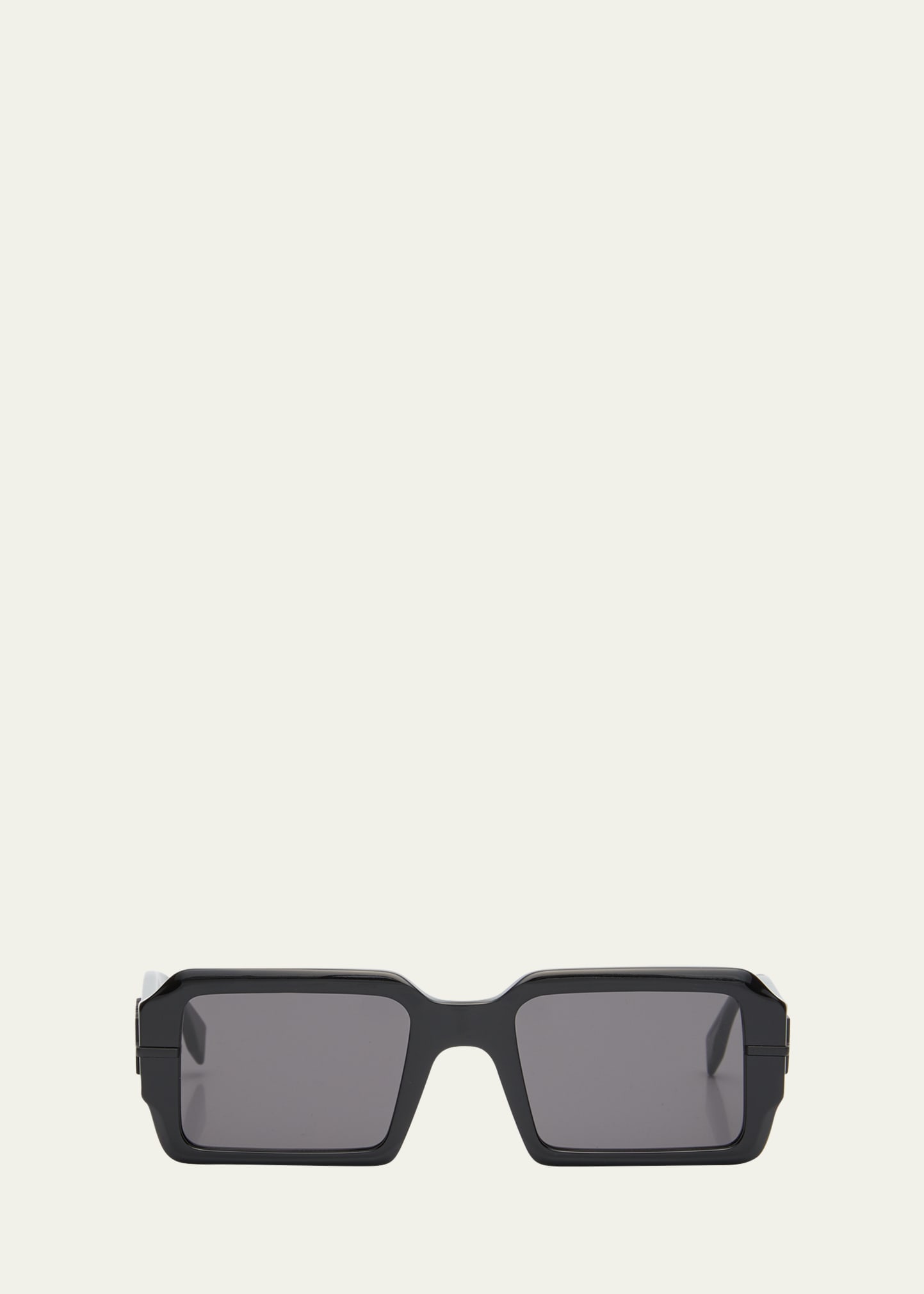Fendi O'lock Acetate Rectangle Sunglasses