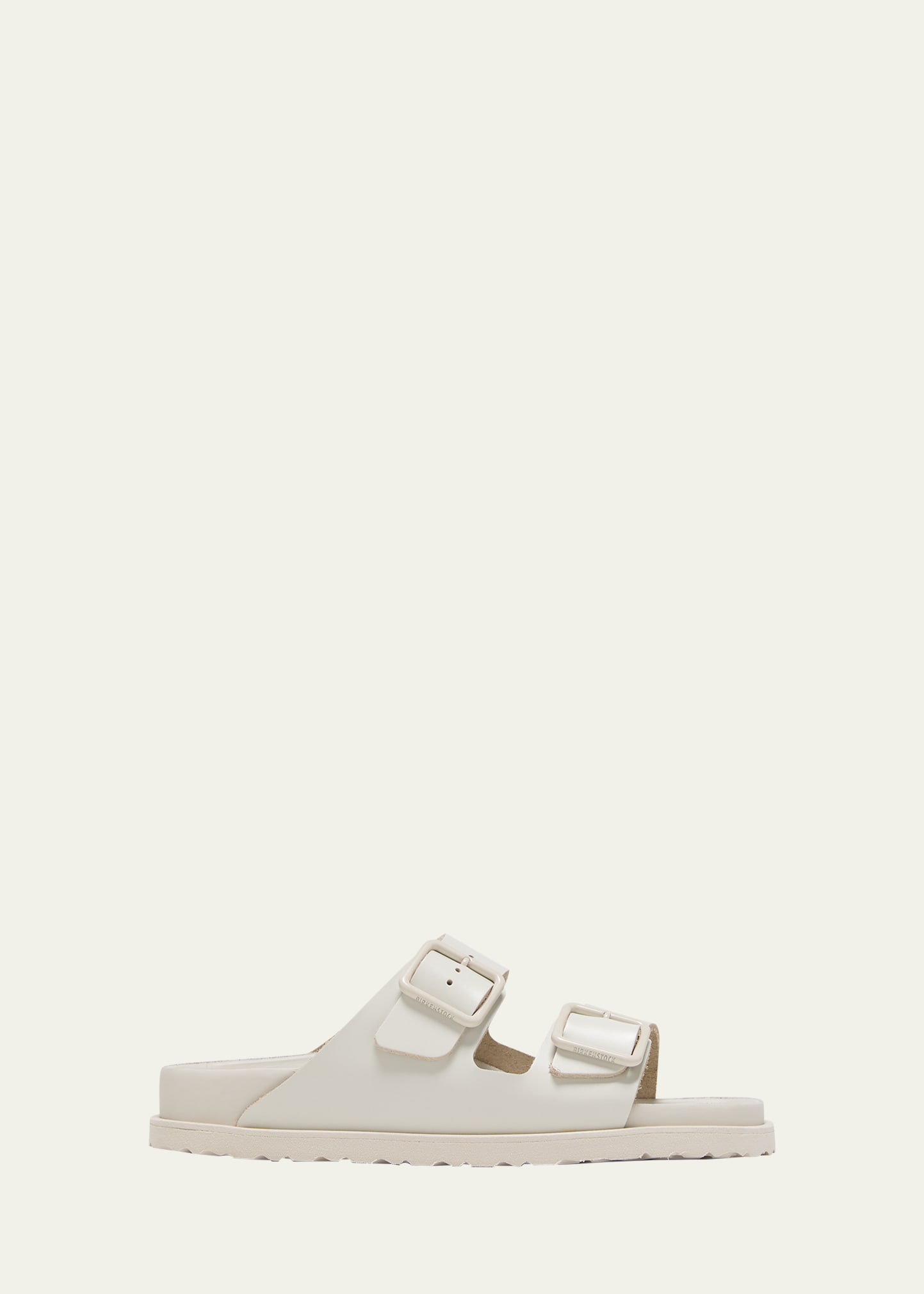 Birkenstock Arizona Dual-buckle Slide Sandals In Bone