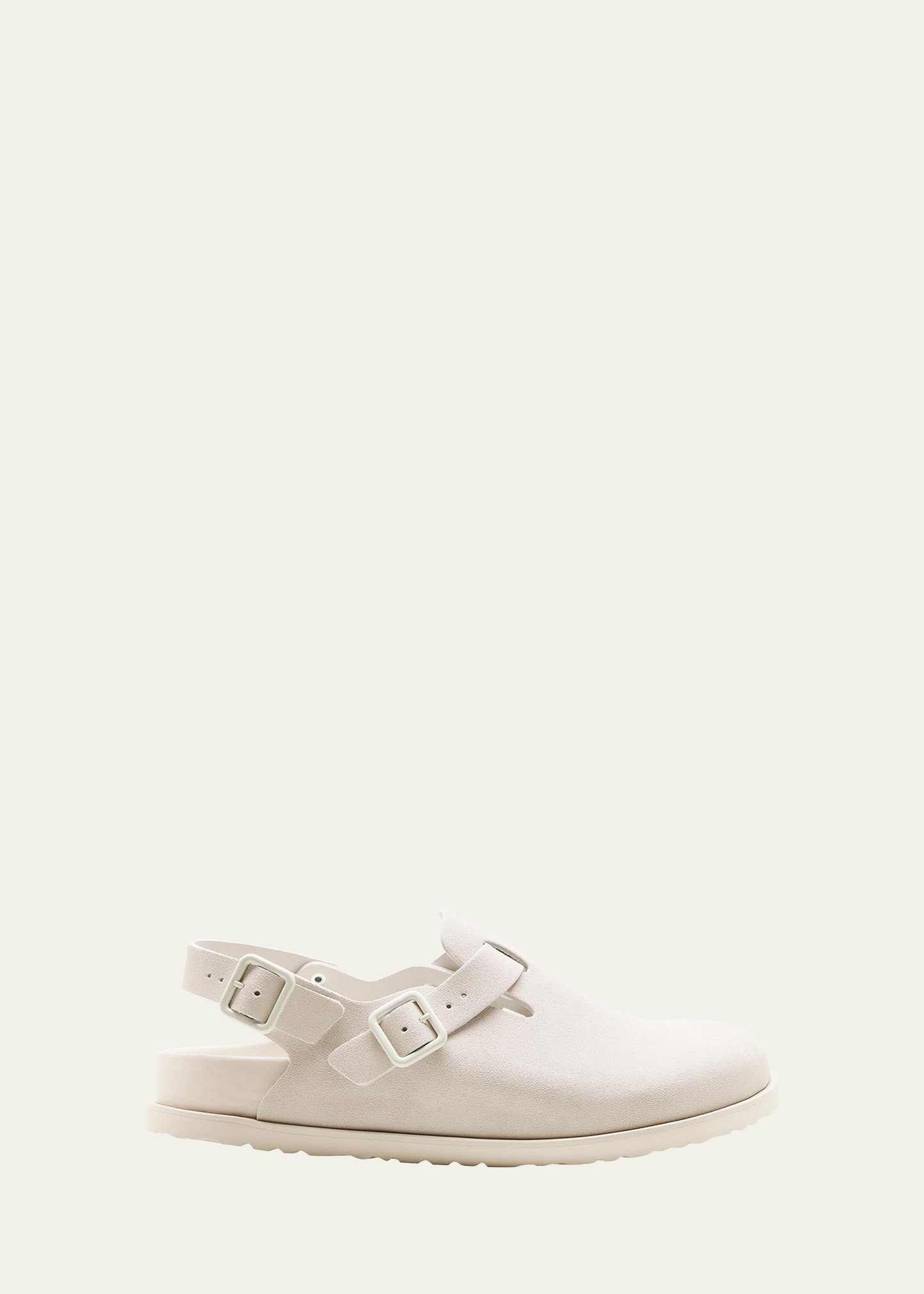 Birkenstock Tokio Napa Slingback Comfort Clogs In Bone