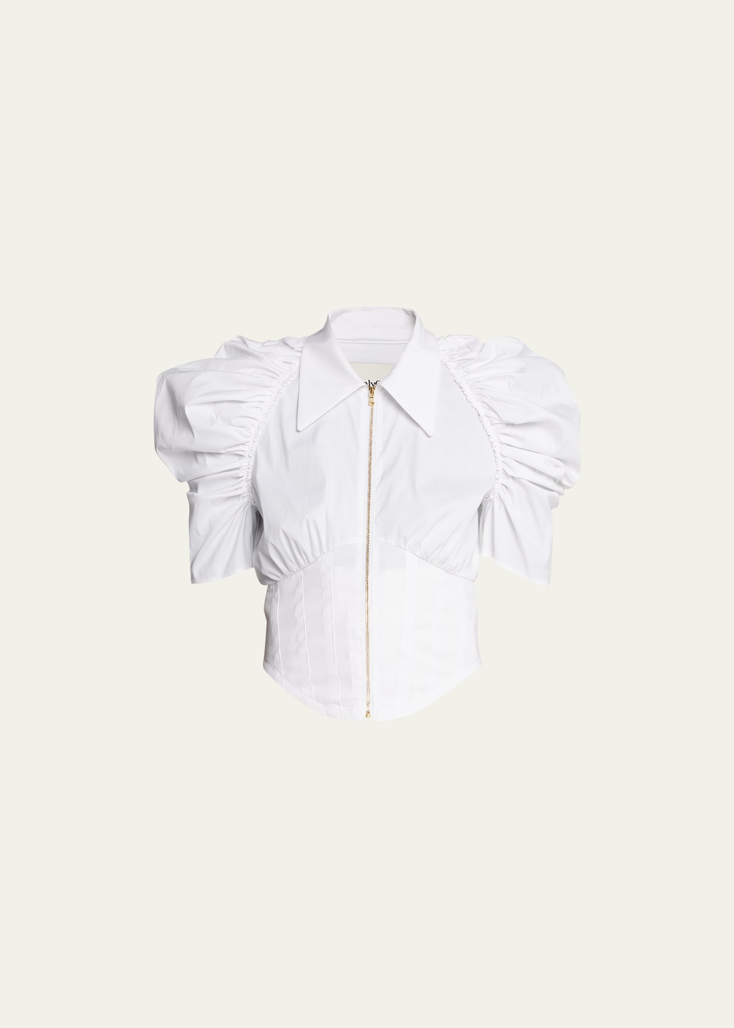 Poplin Corset Shirt