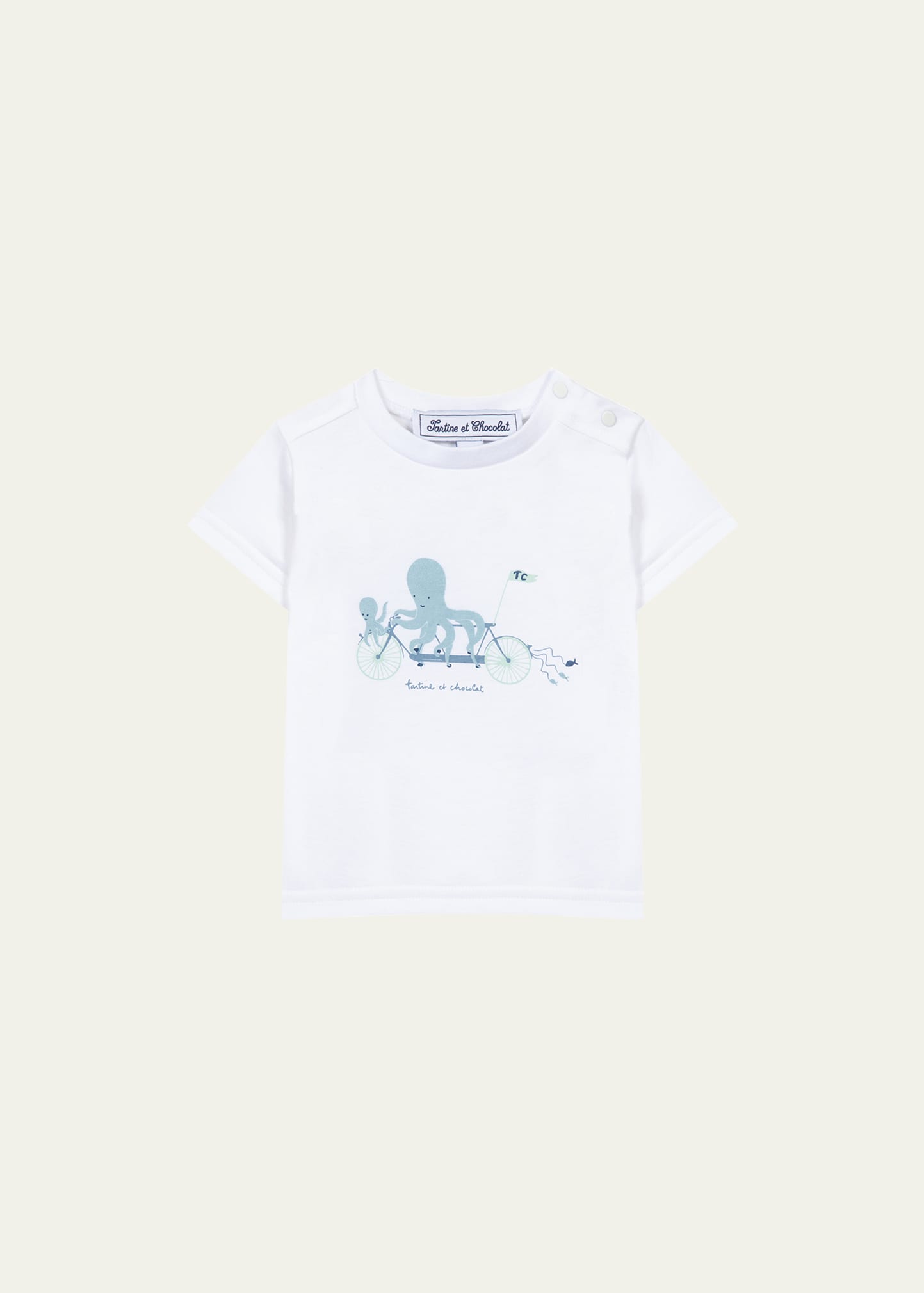 Girl's Octopus Graphic Logo-Print T-Shirt, Size 18M-3