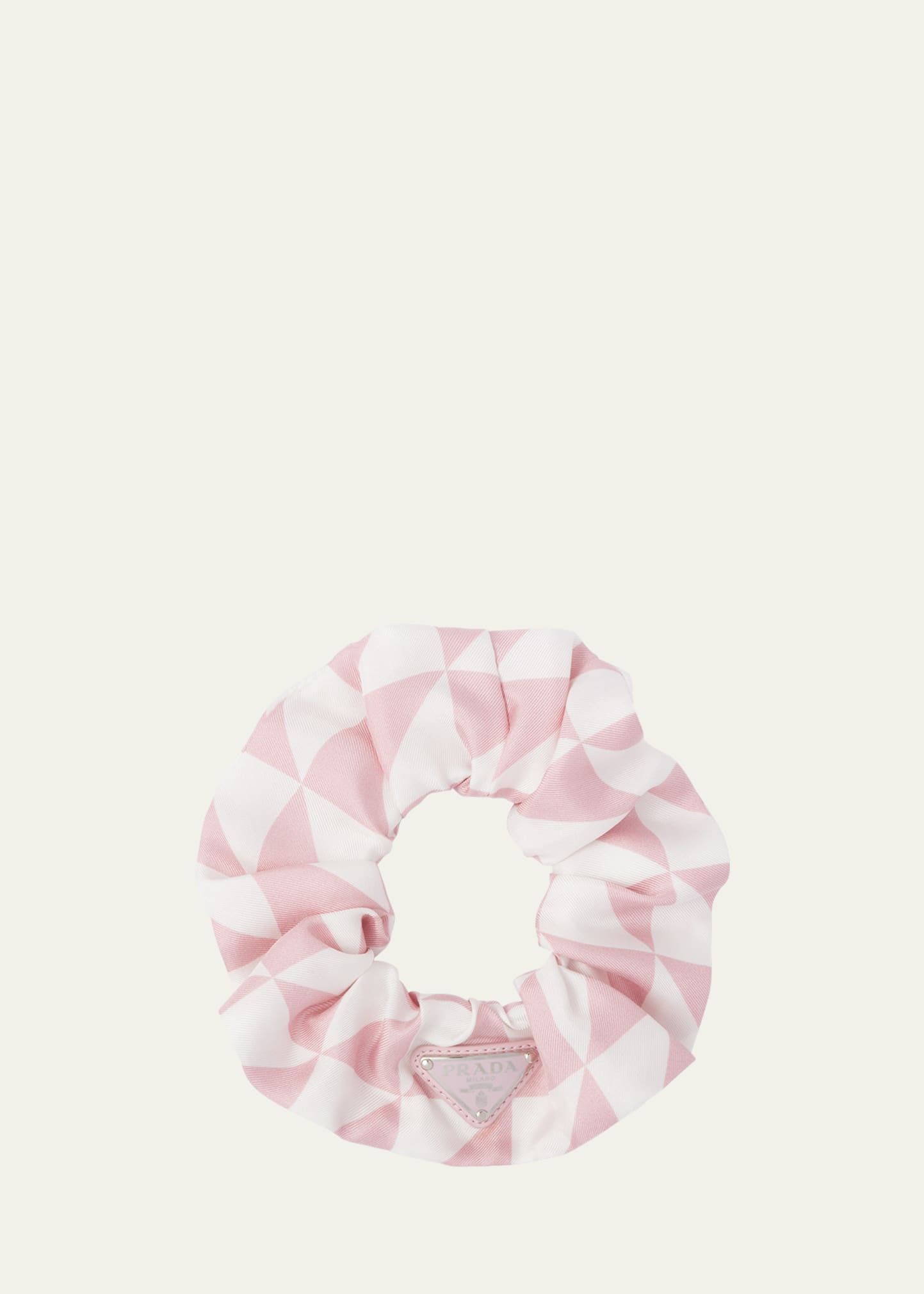 Triangle Silk Scrunchie