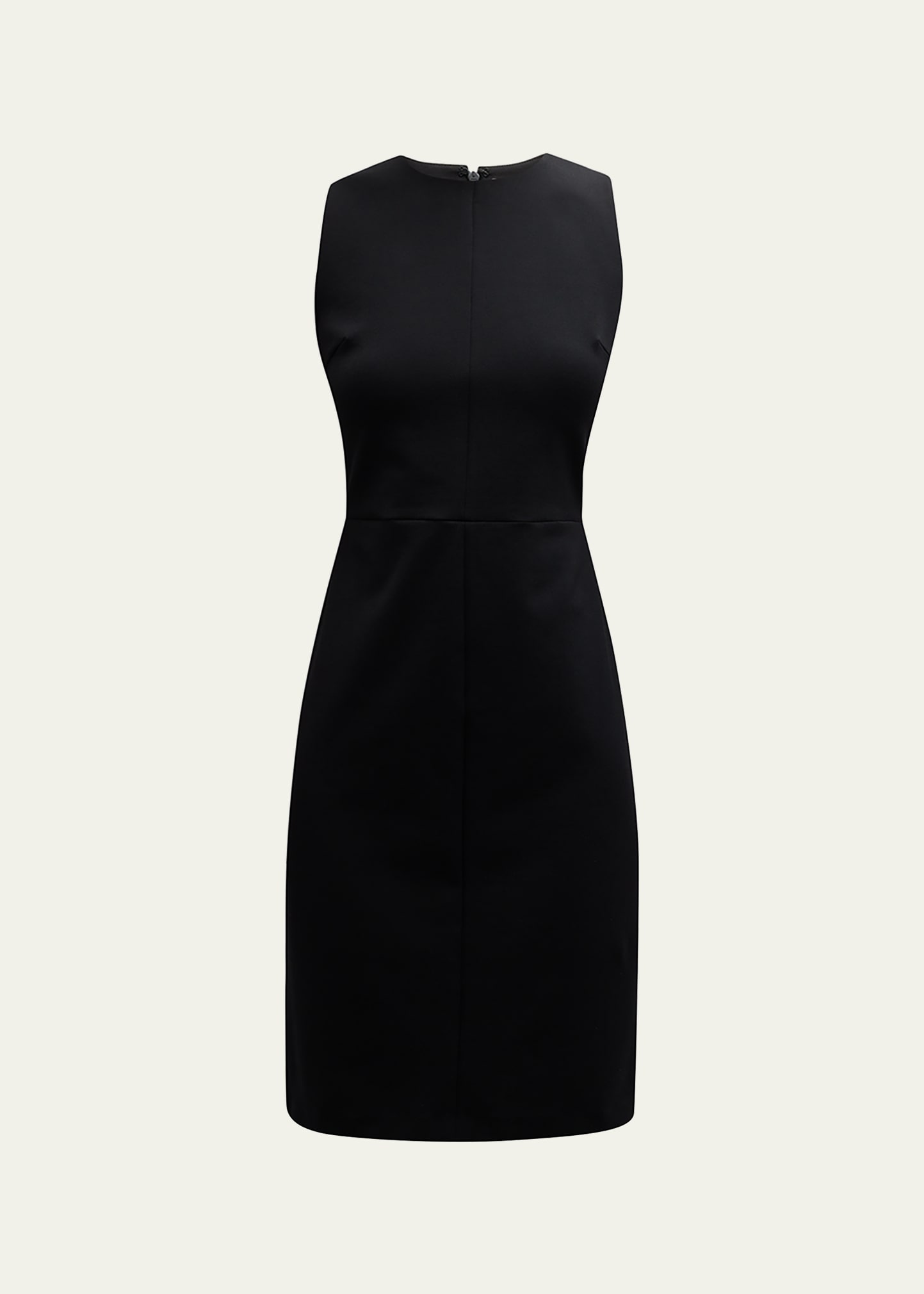 Vince Side Ruched Sleeveless Knit Midi Dress In Black