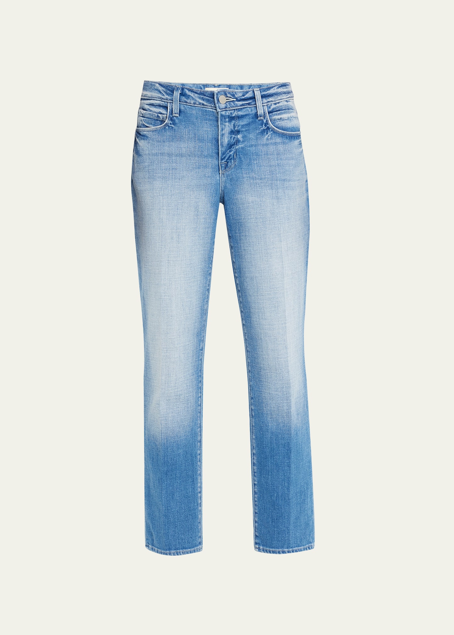 Marjorie Mid-Rise Slouch Slim Straight Jeans