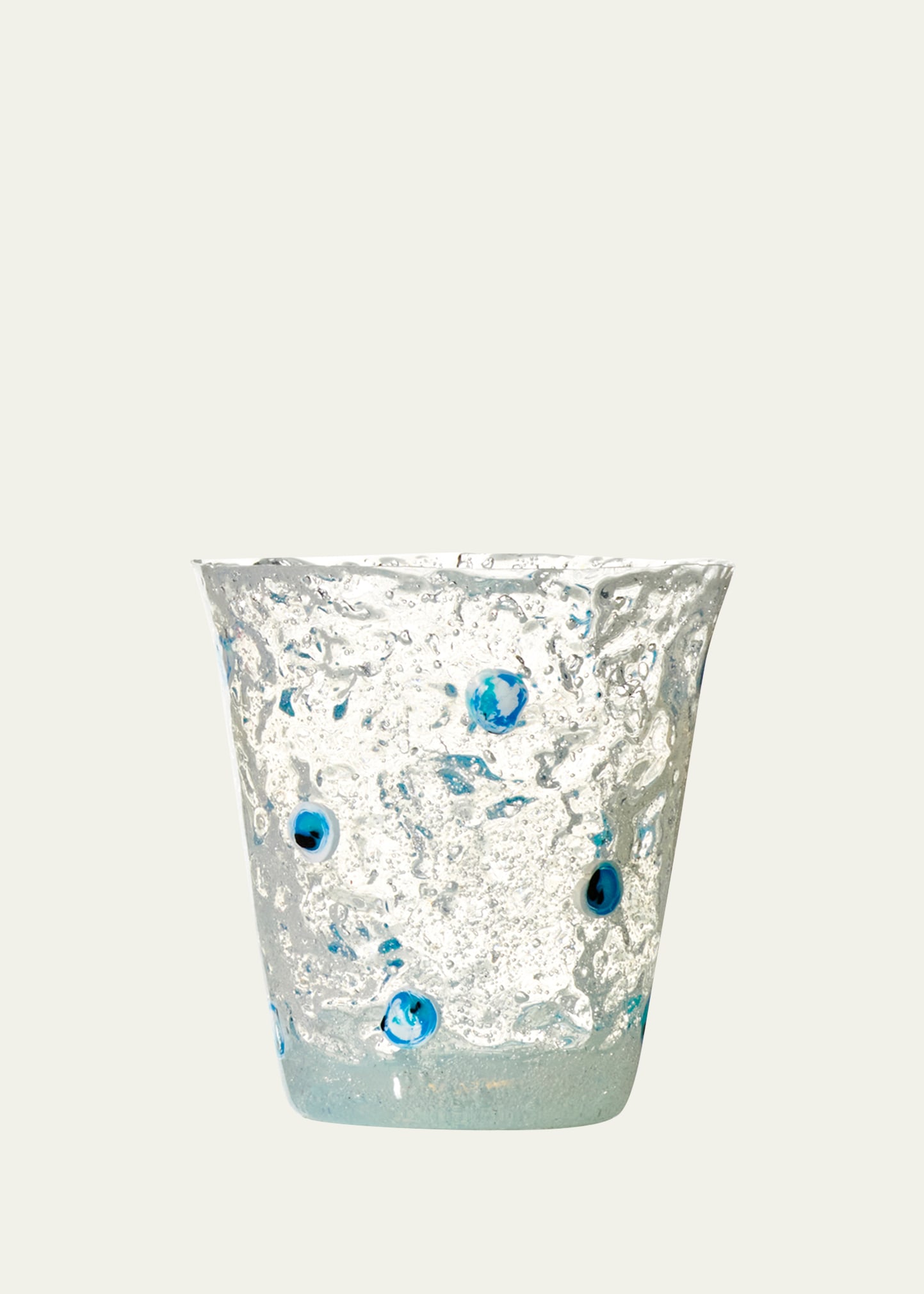 Alessandro Ciffo Blue Murrine Silicone Drinking Glass In Multi