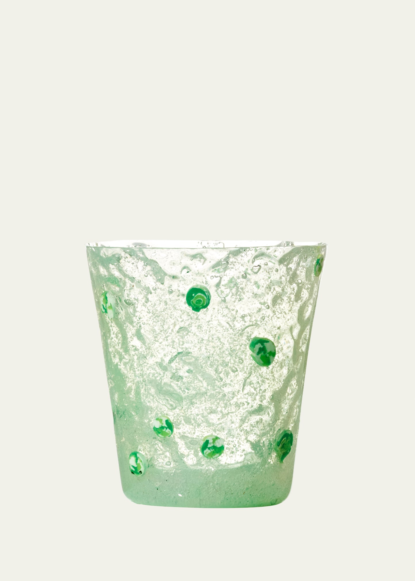 Alessandro Ciffo Green Murrine Silicone Drinking Glass In Multi