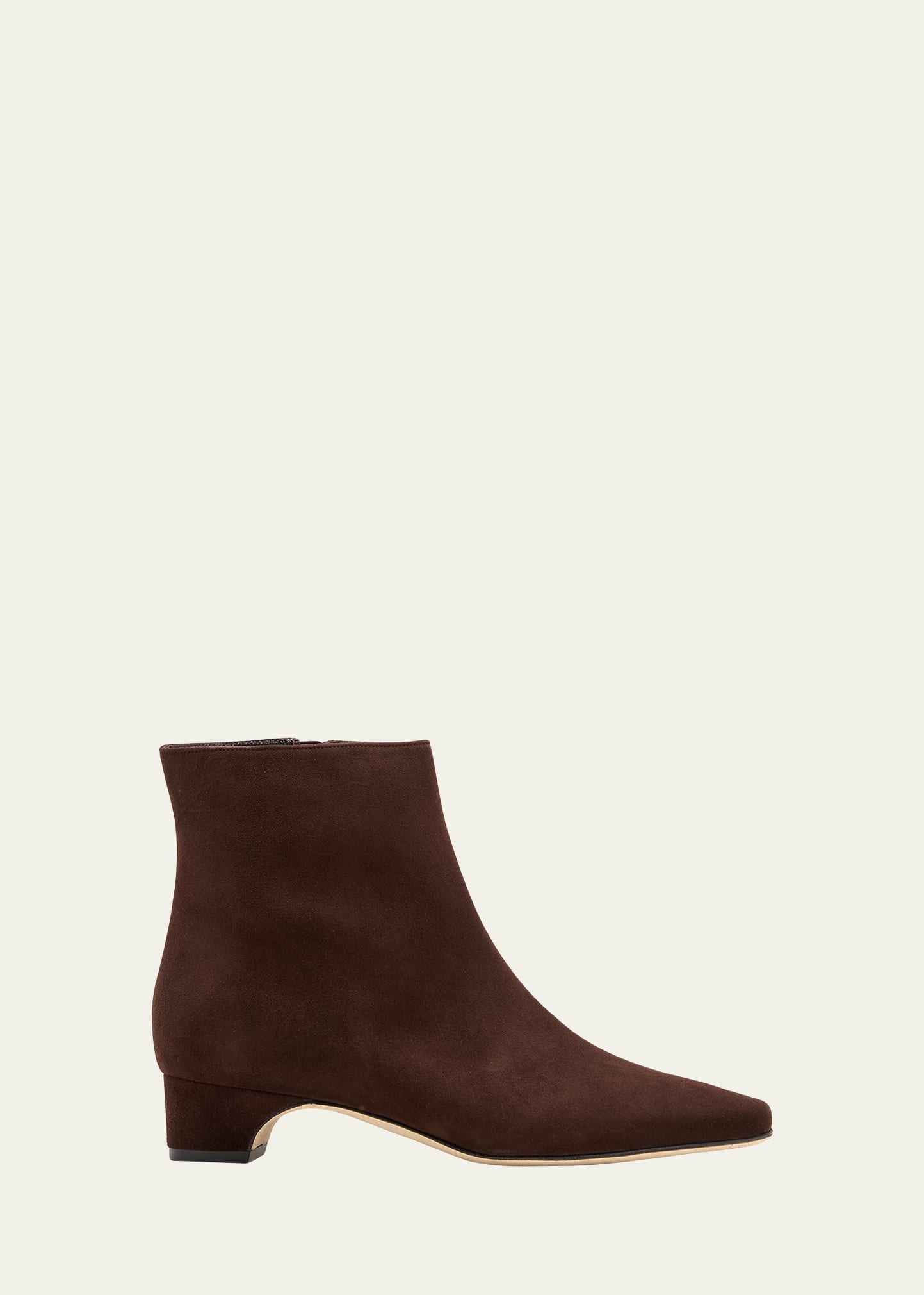 Tolarc Suede Zip Ankle Booties