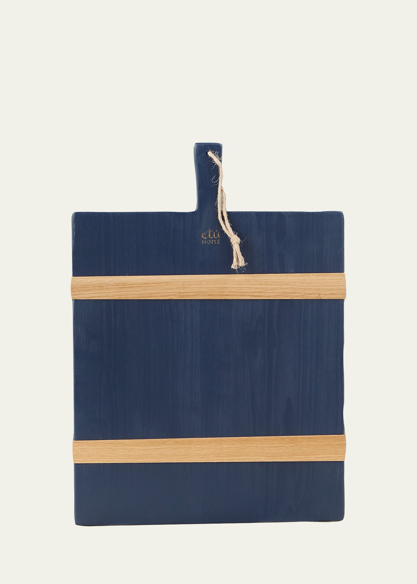 Etúhome Navy Rectangle Medium Mod Charcuterie Board, 22" In Navy/natural