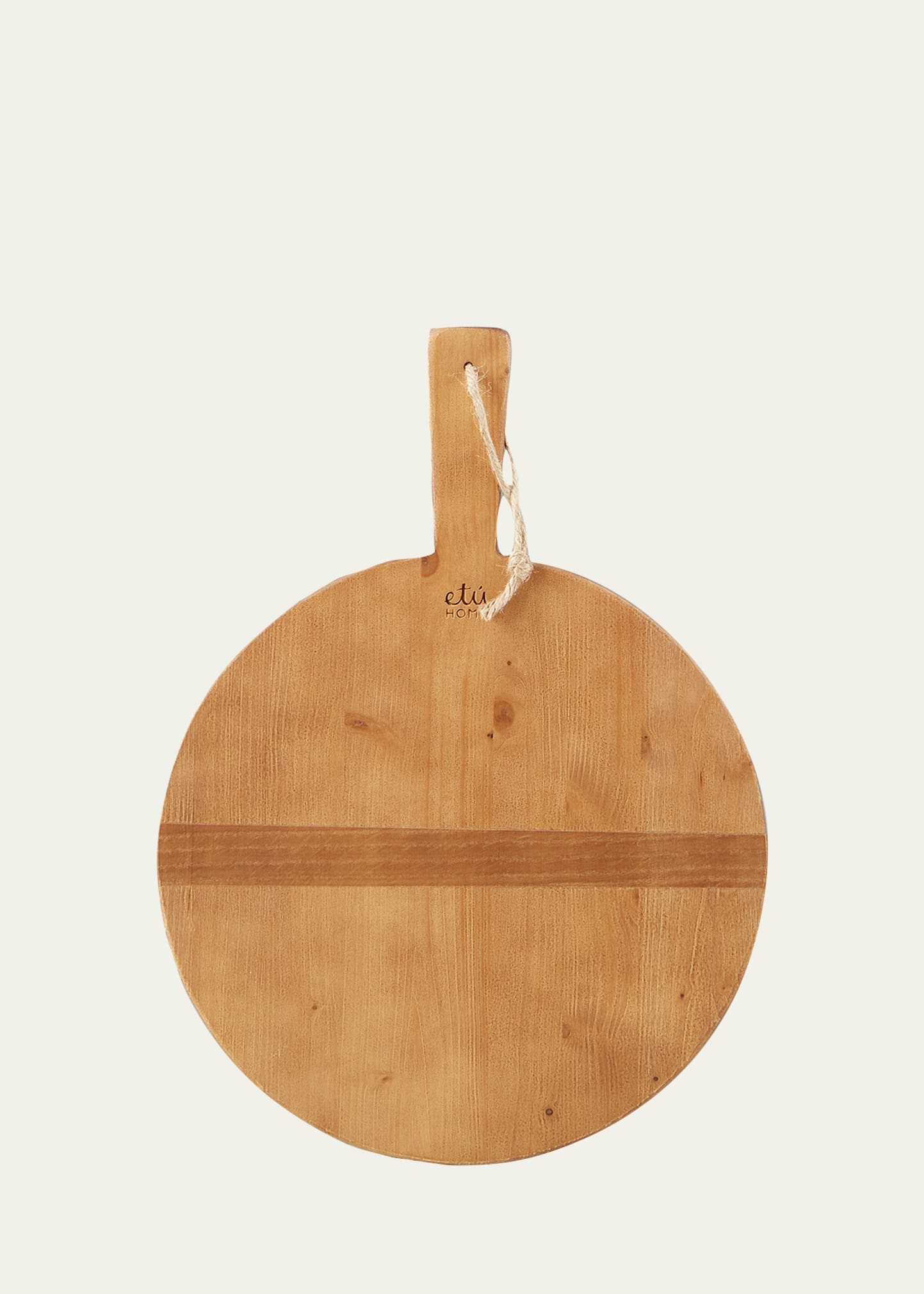 Etúhome Round Pine Small Charcuterie Board, 20.5" In Natural