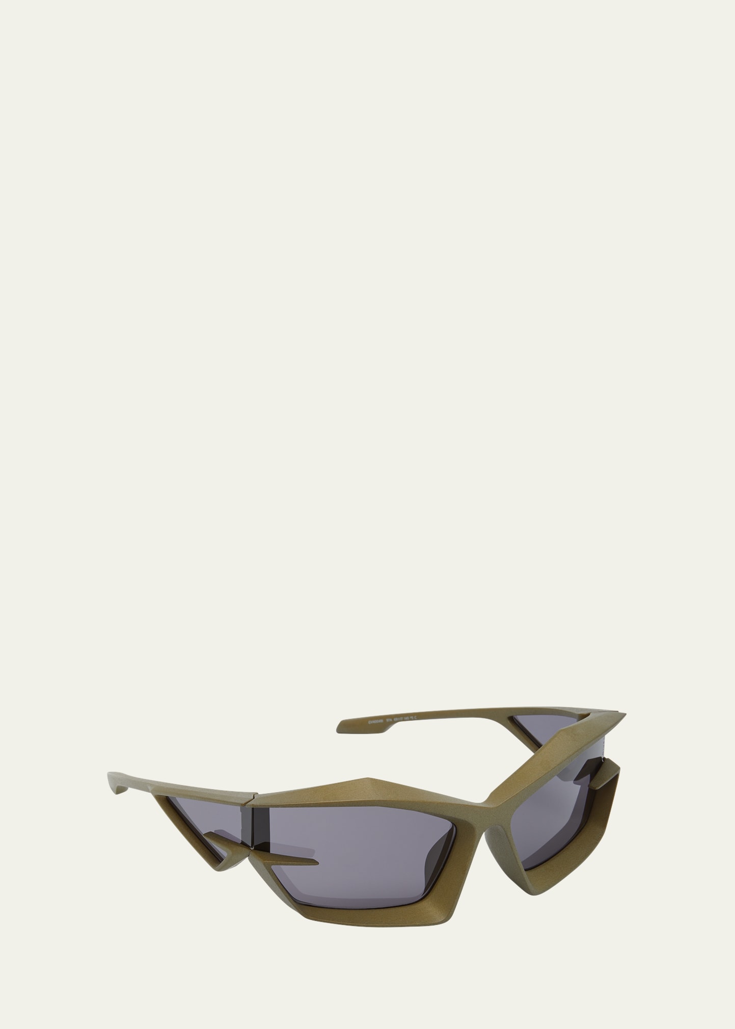 Givenchy Giv Cut Cat-eye Sunglasses In Matte Dark Green