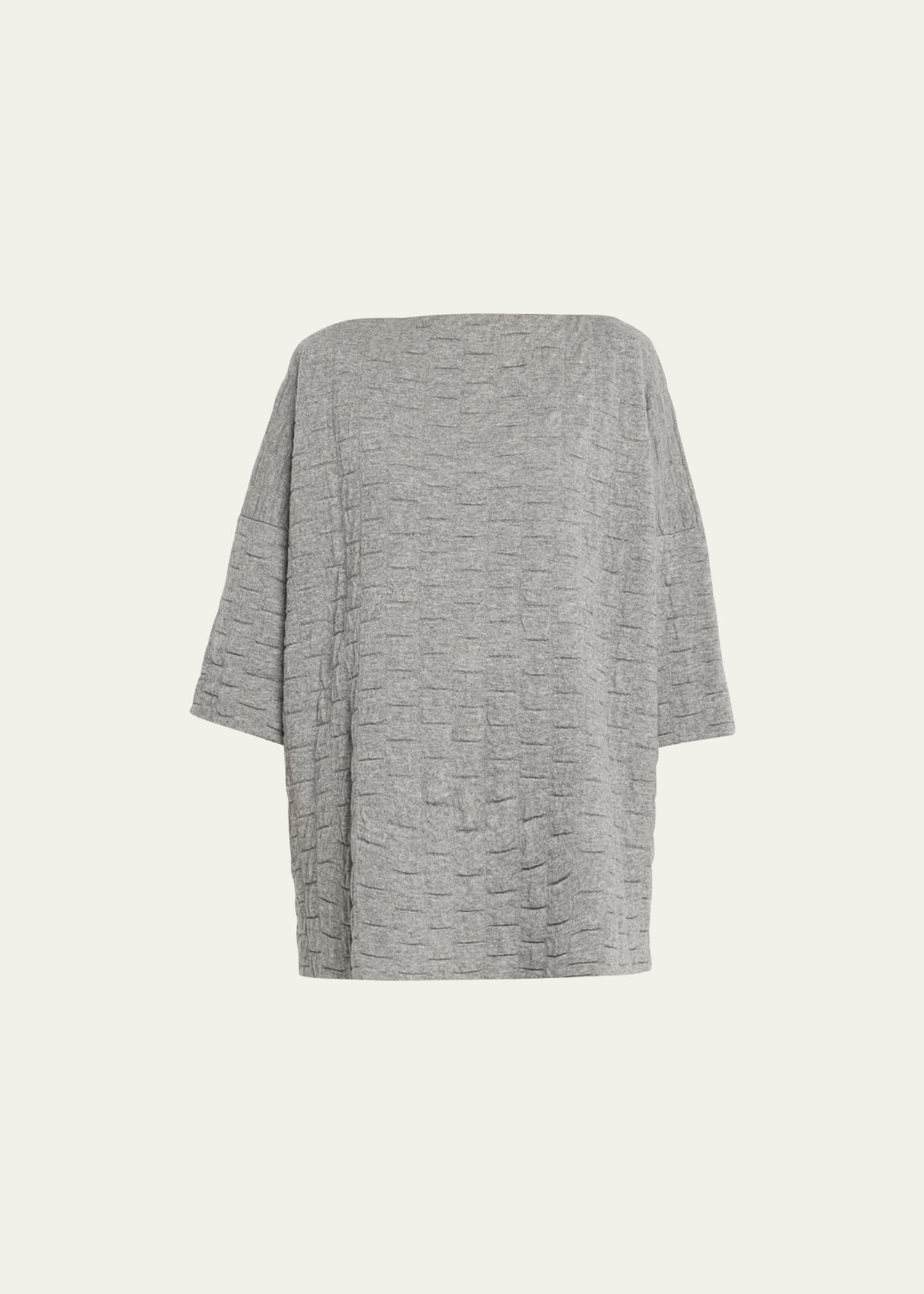 Square Three-Quarter Sleeve Top (Long Length)