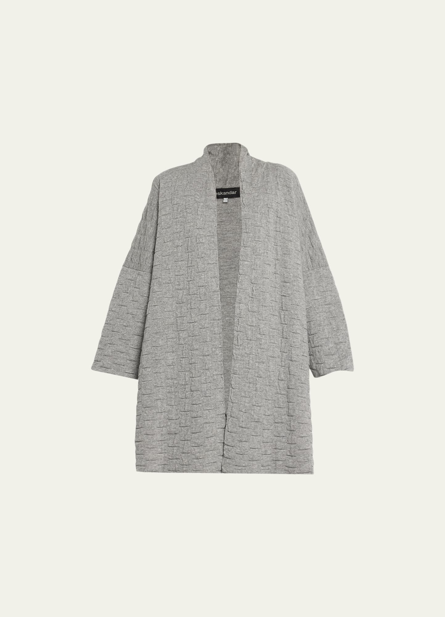 Scrunch Shawl Collar Cardigan (Long Plus Length)