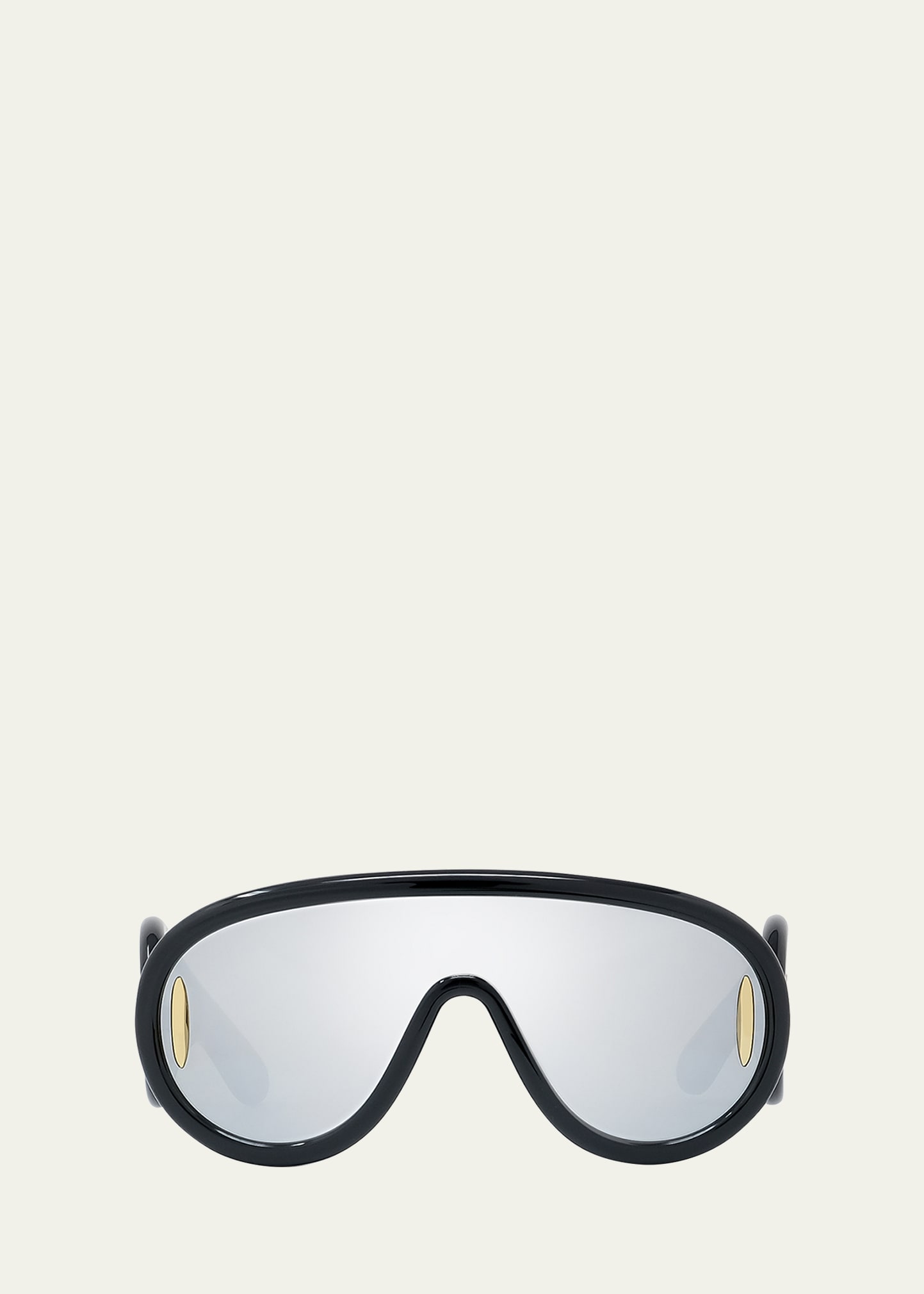 LOEWE MIRROR ACETATE SHIELD SUNGLASSES