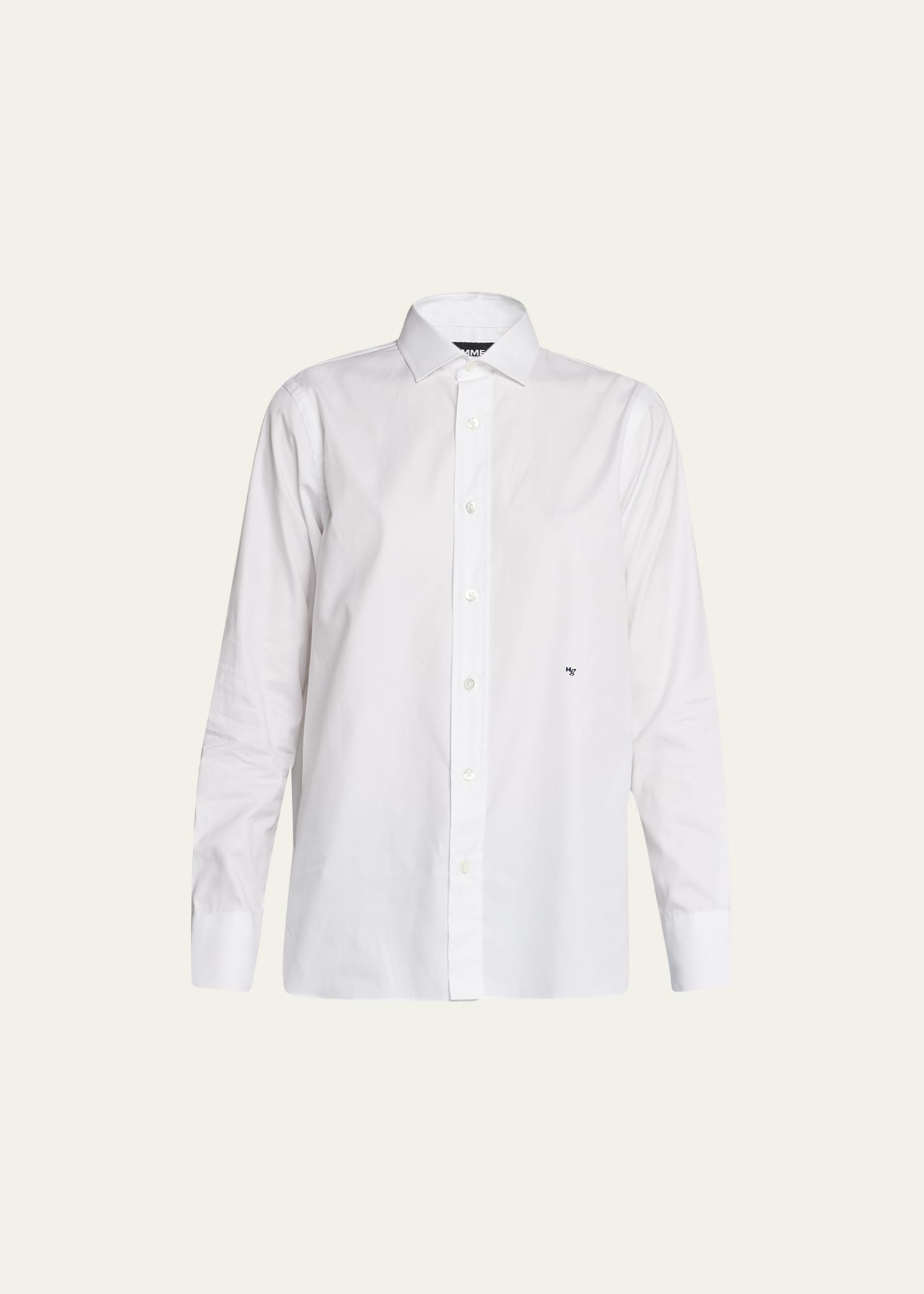 HOMMEGIRLS Classic Button-Up Cotton Shirt