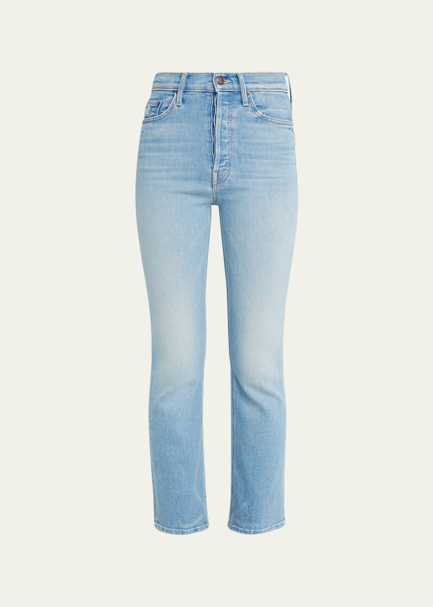 Mother The Tripper Flood Fray Jeans In Ripe For The Sque