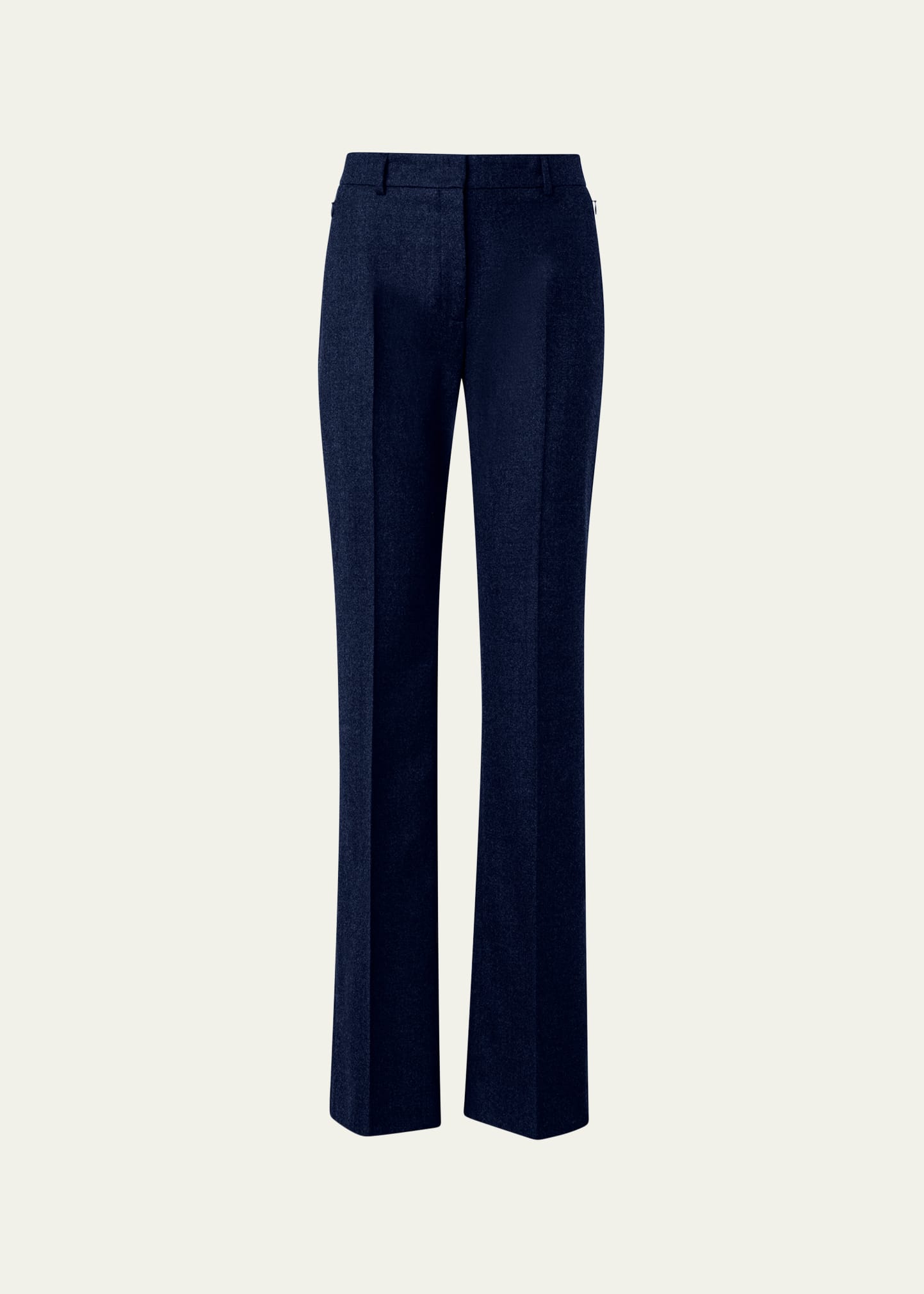 Marilyn Wool Flannel Stretch Bootcut Pants