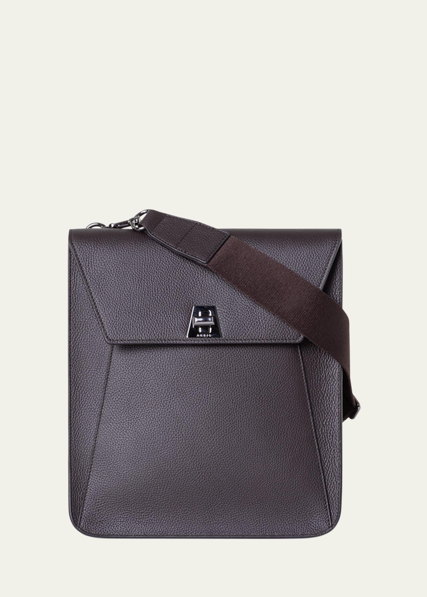 Anouk Medium Flap Leather Messenger Bag