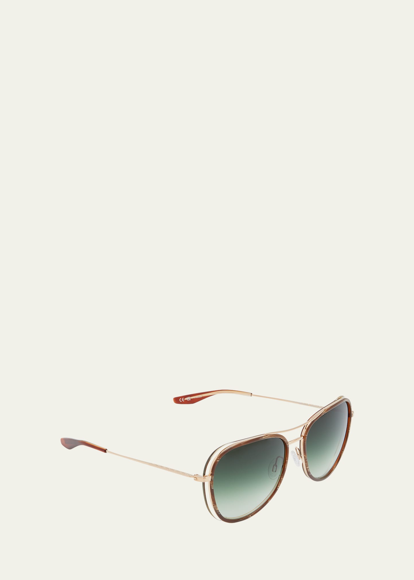 Barton Perreira Gesner Acetate & Titanium Aviator Sunglasses
