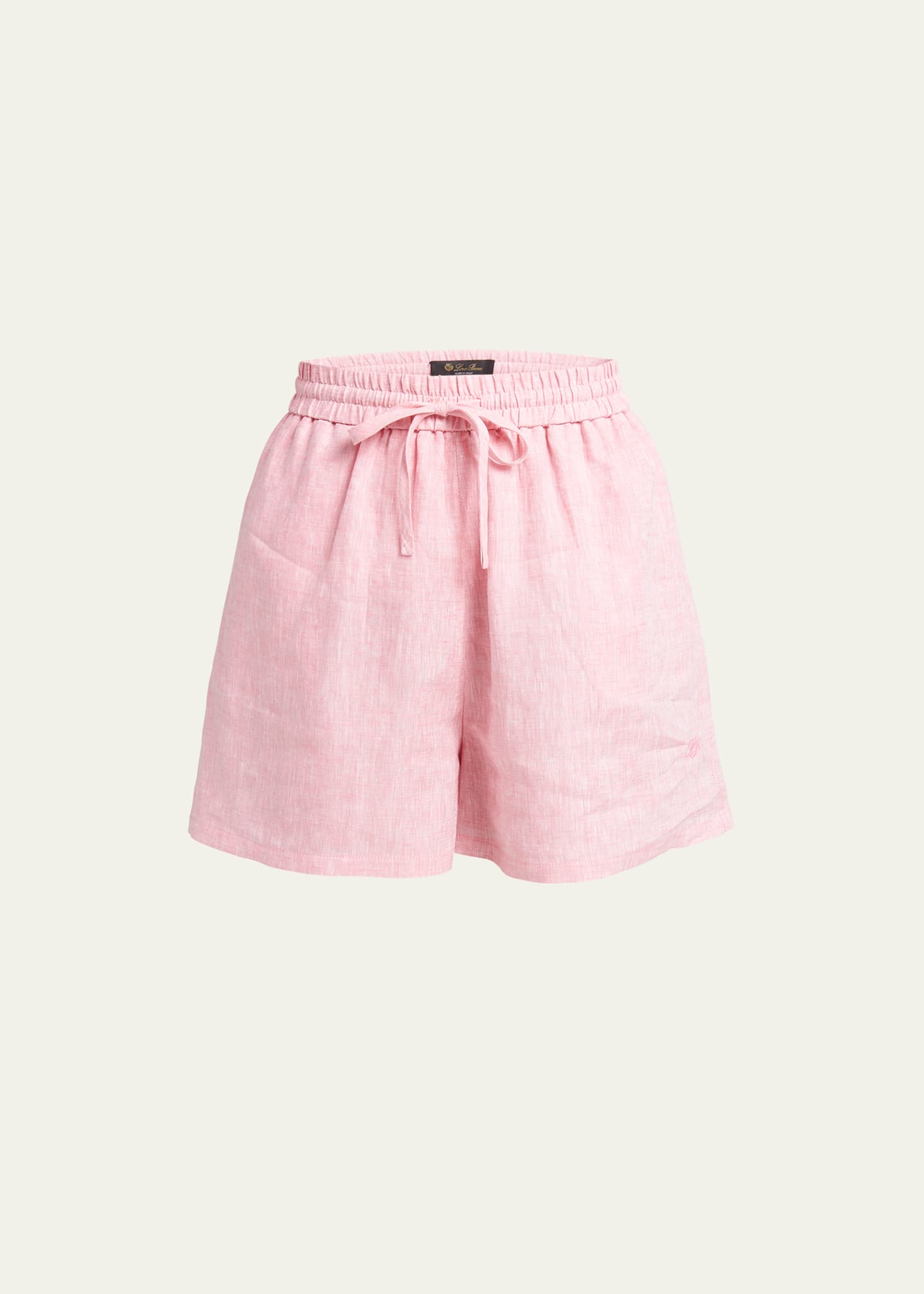 Berm Perth Solaire Drawstring Linen Shorts