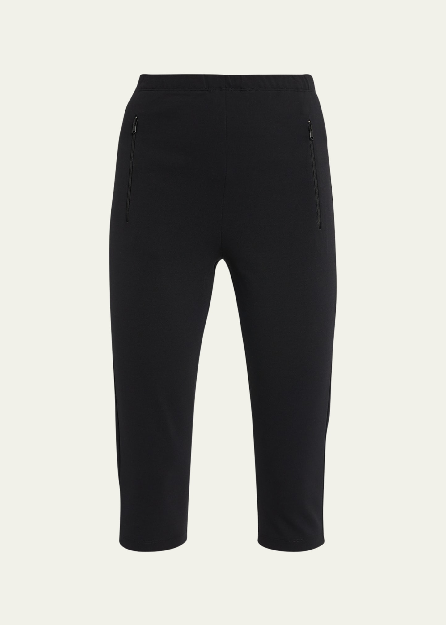 WARDROBE.NYC ZIP-POCKET CROP LEGGINGS