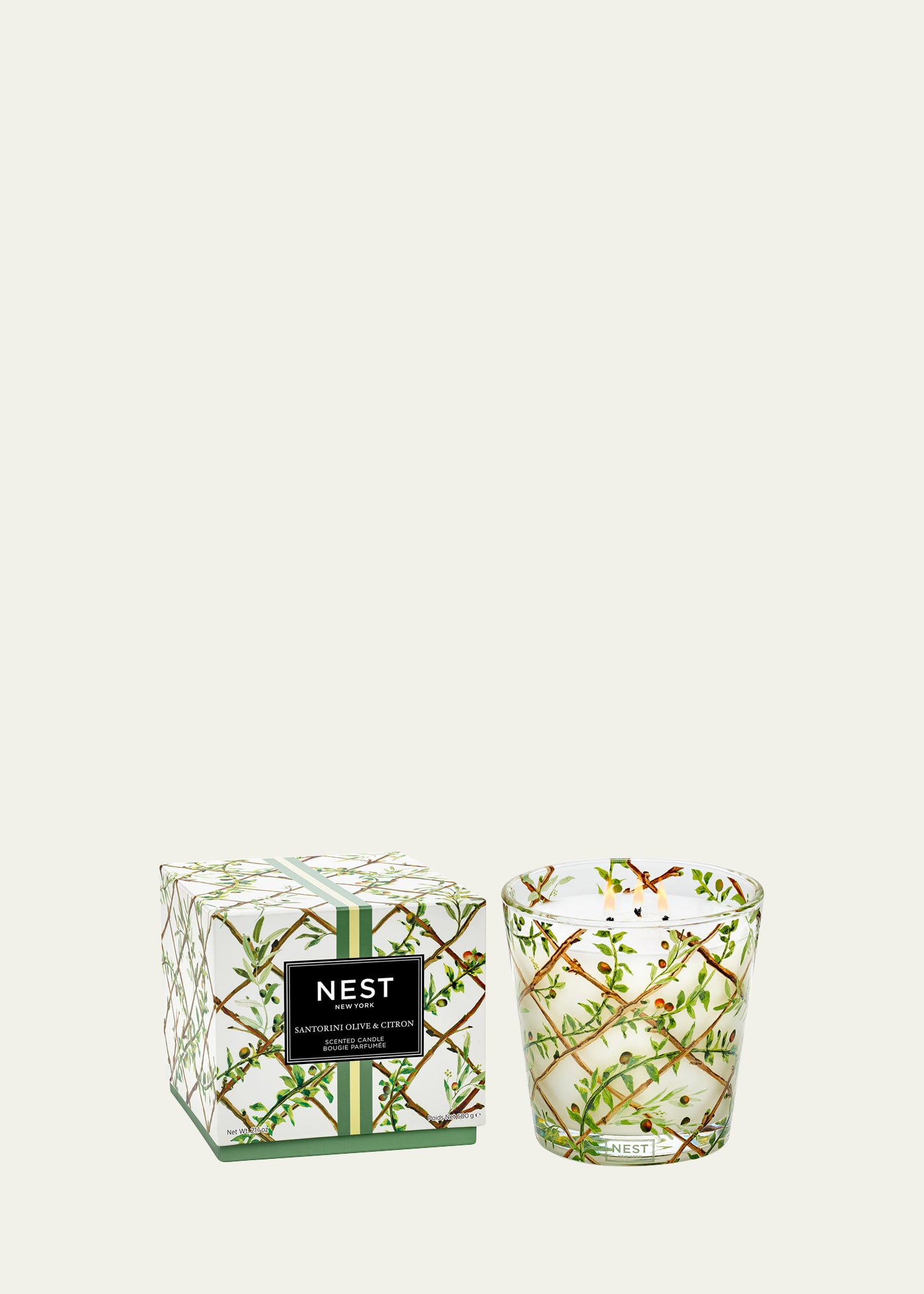 Shop Nest New York Santorini Olive And Citron Specialty 3 Wick Candle, 21.2 Oz.