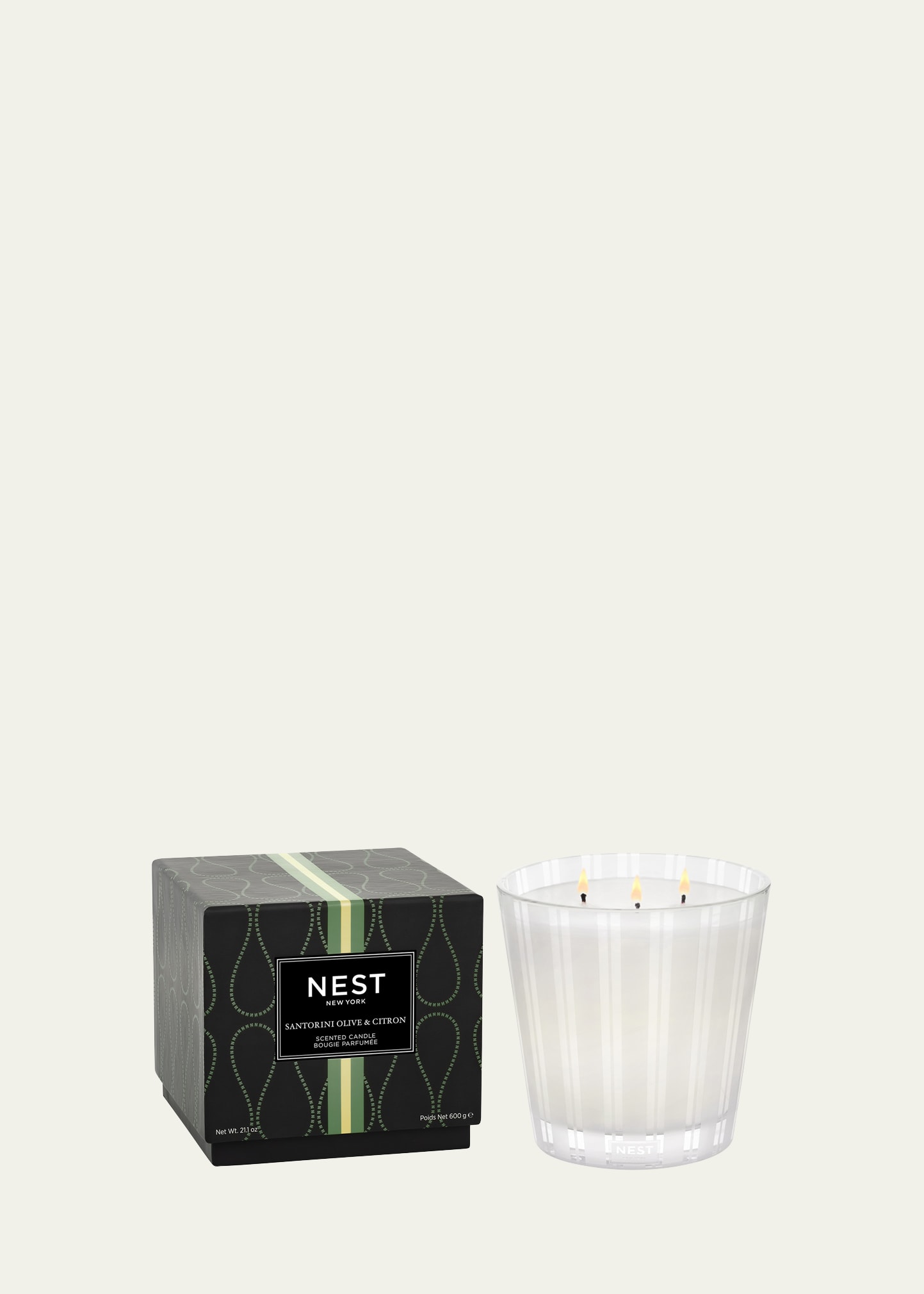 Nest New York Nest Fragrances Santorini Olive & Citron 3-wick Candle 21.2 Oz.