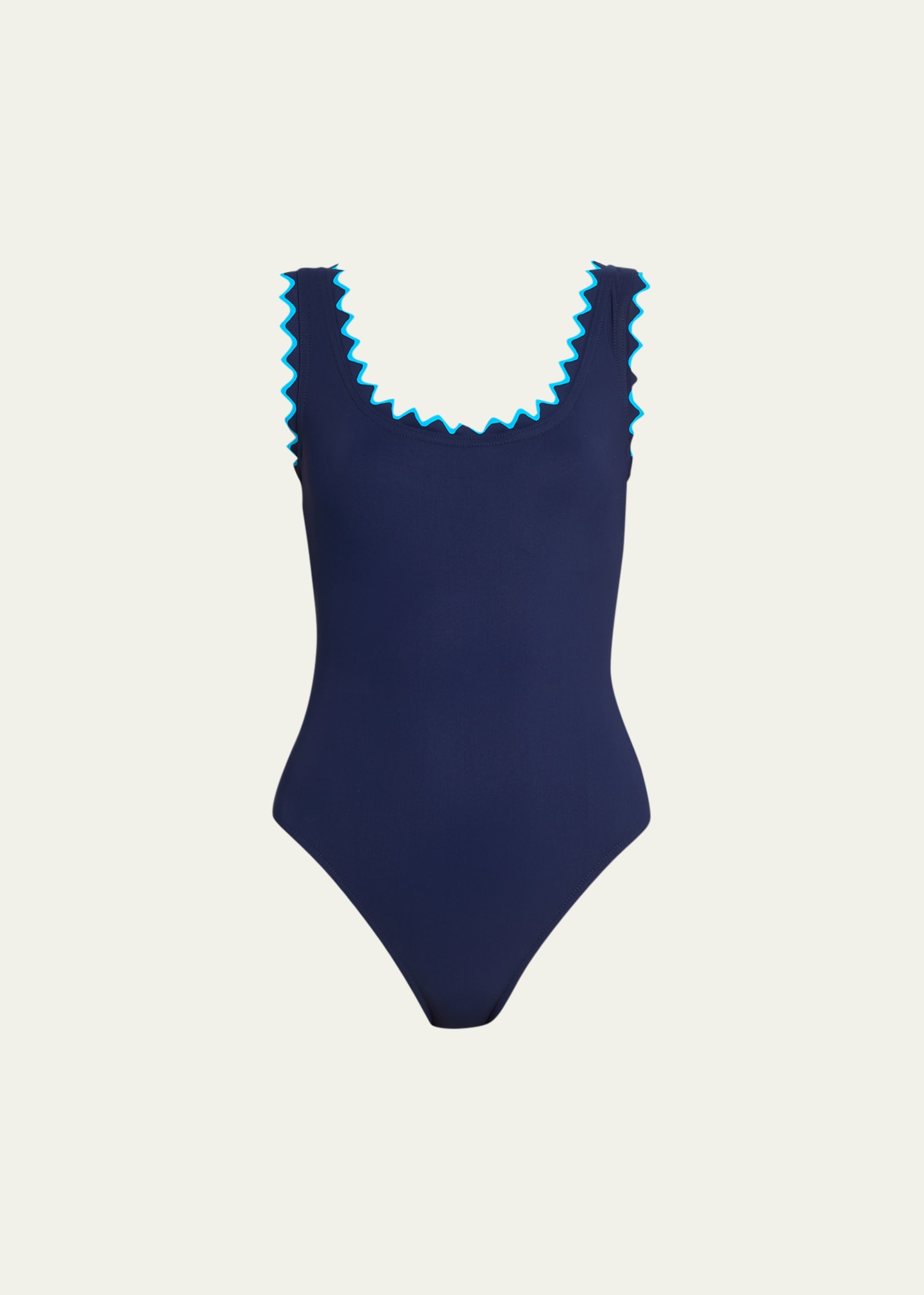 Amaya Round-Neck Tank One-Piece Swimsuit