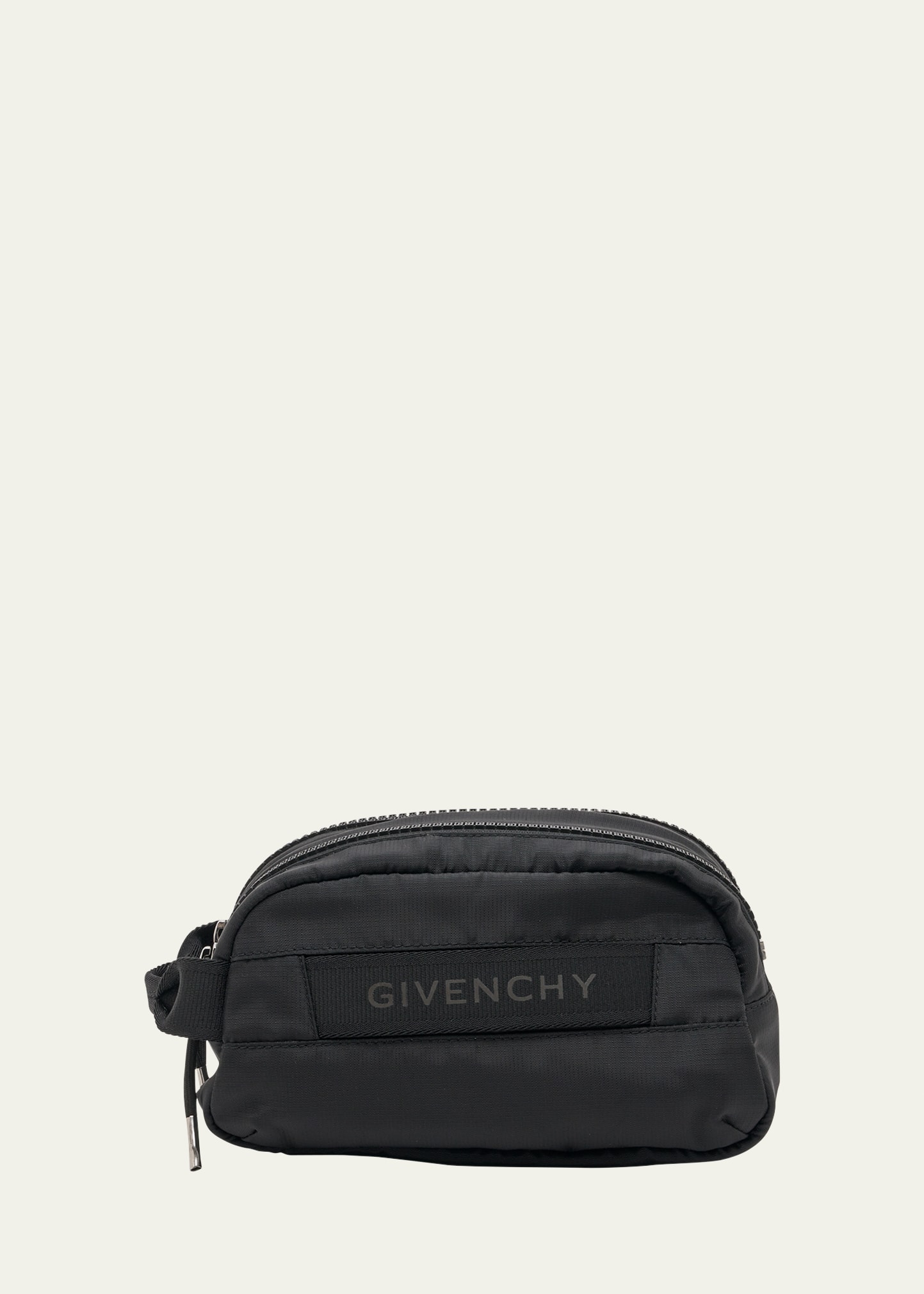 Shop Givenchy Men's G-trek Toiletry Pouch In Black