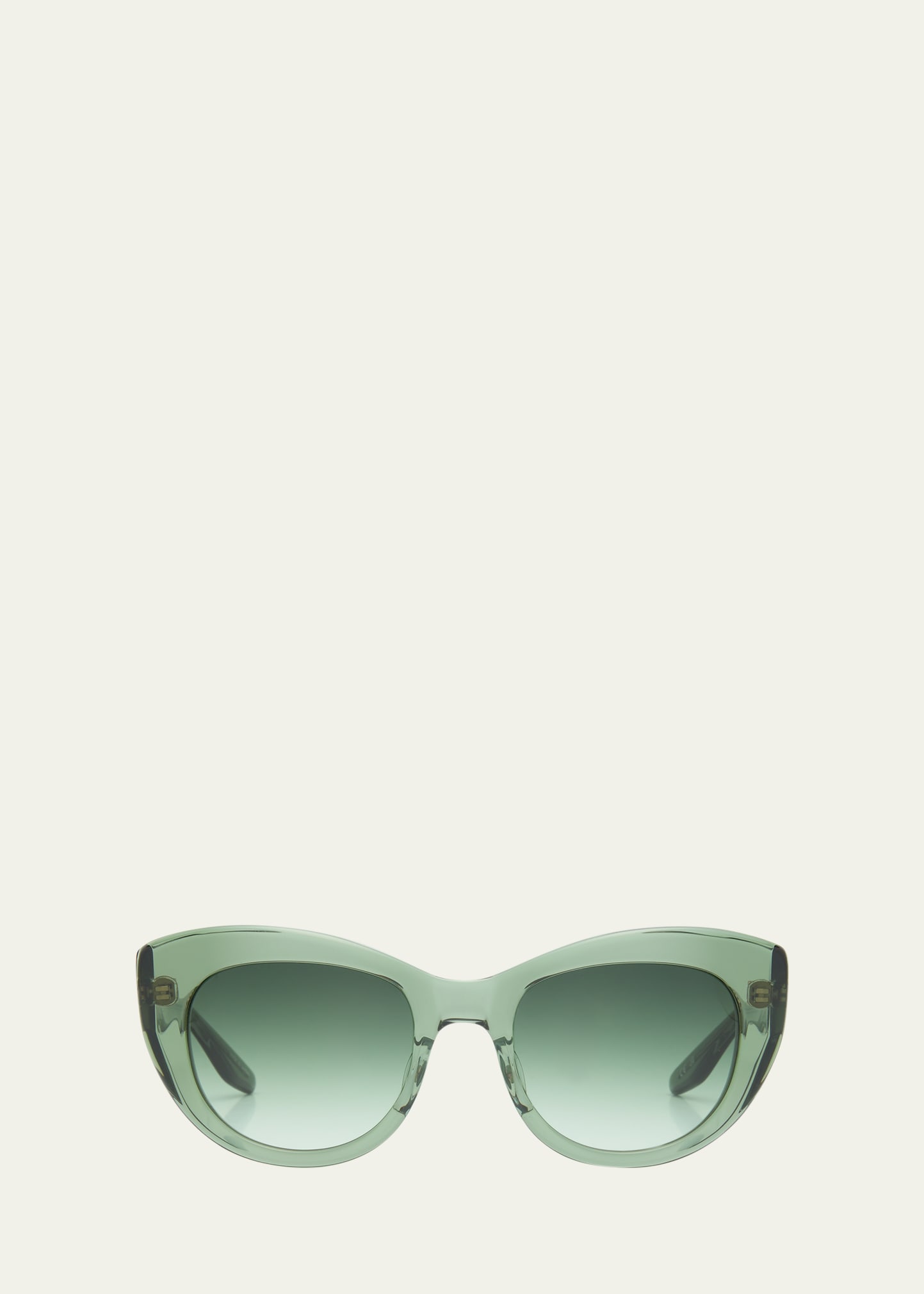 Coquette Gradient Green Acetate Cat-Eye Sunglasses