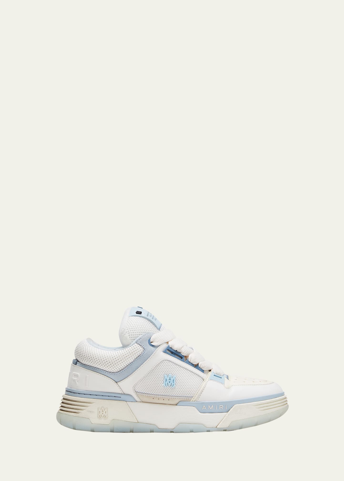 Amiri Ma-1 Sneaker In White/blue