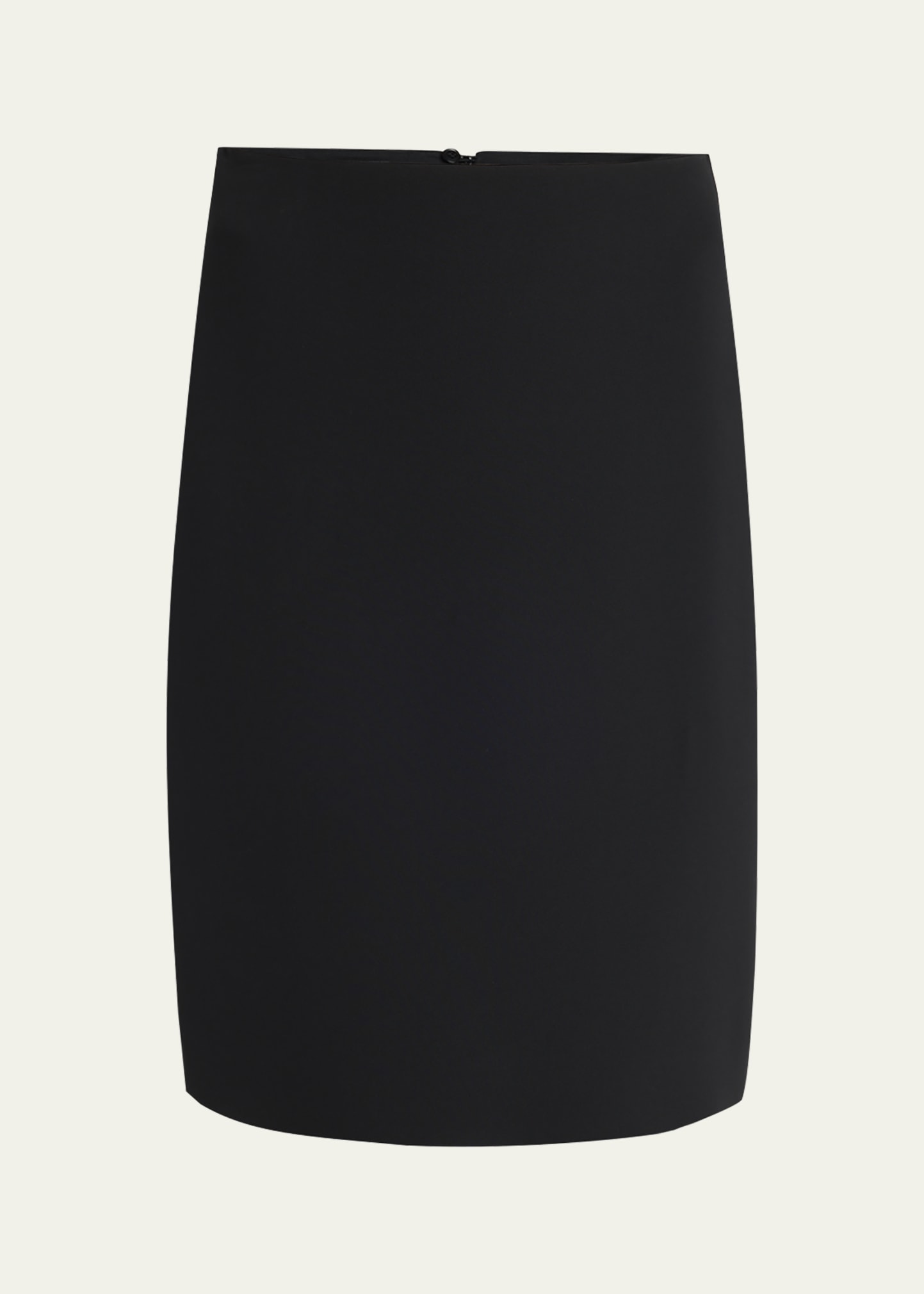 Silk Cady Pencil Skirt