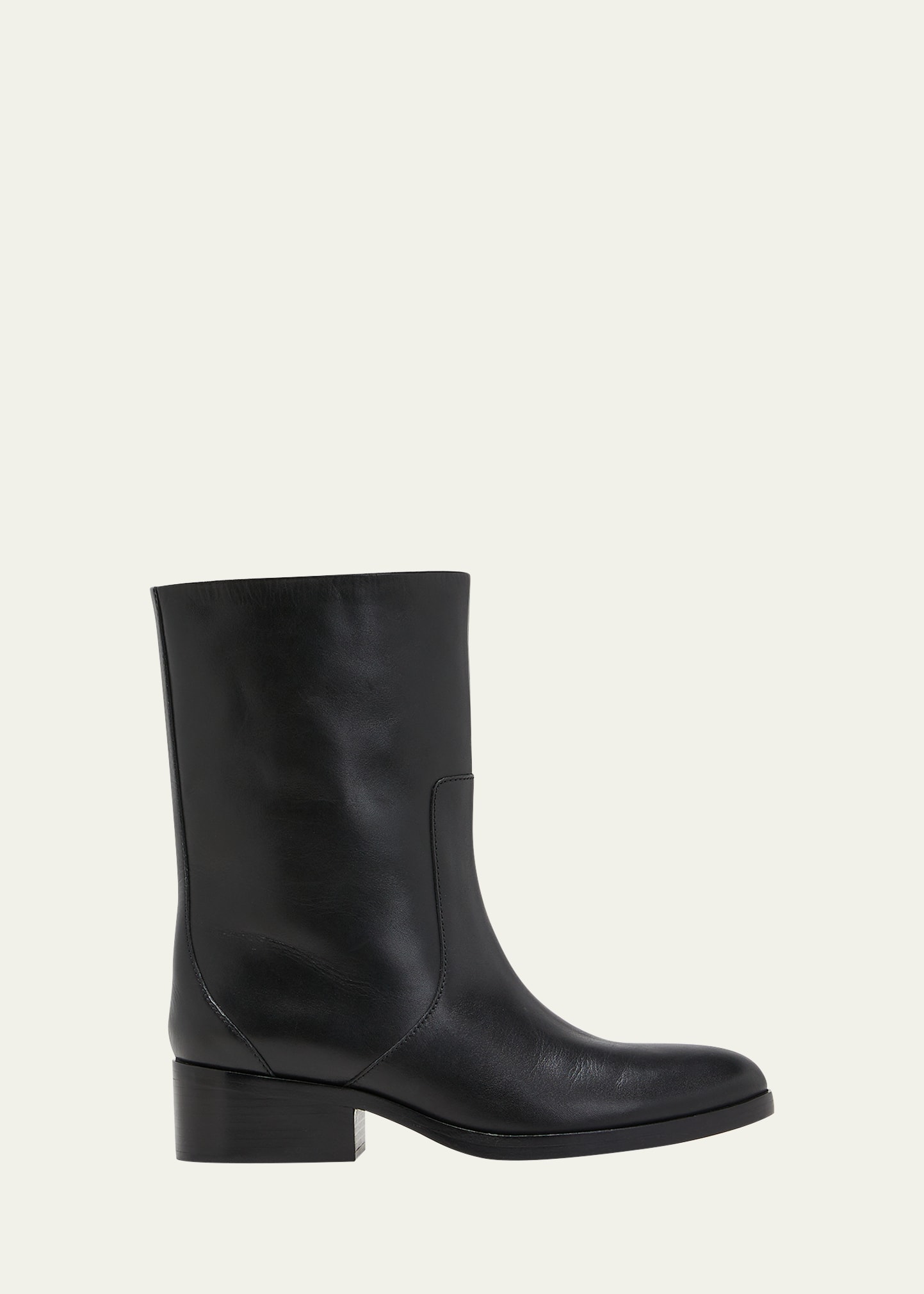 3.1 Phillip Lim Lucien Leather Zip Moto Booties In Black