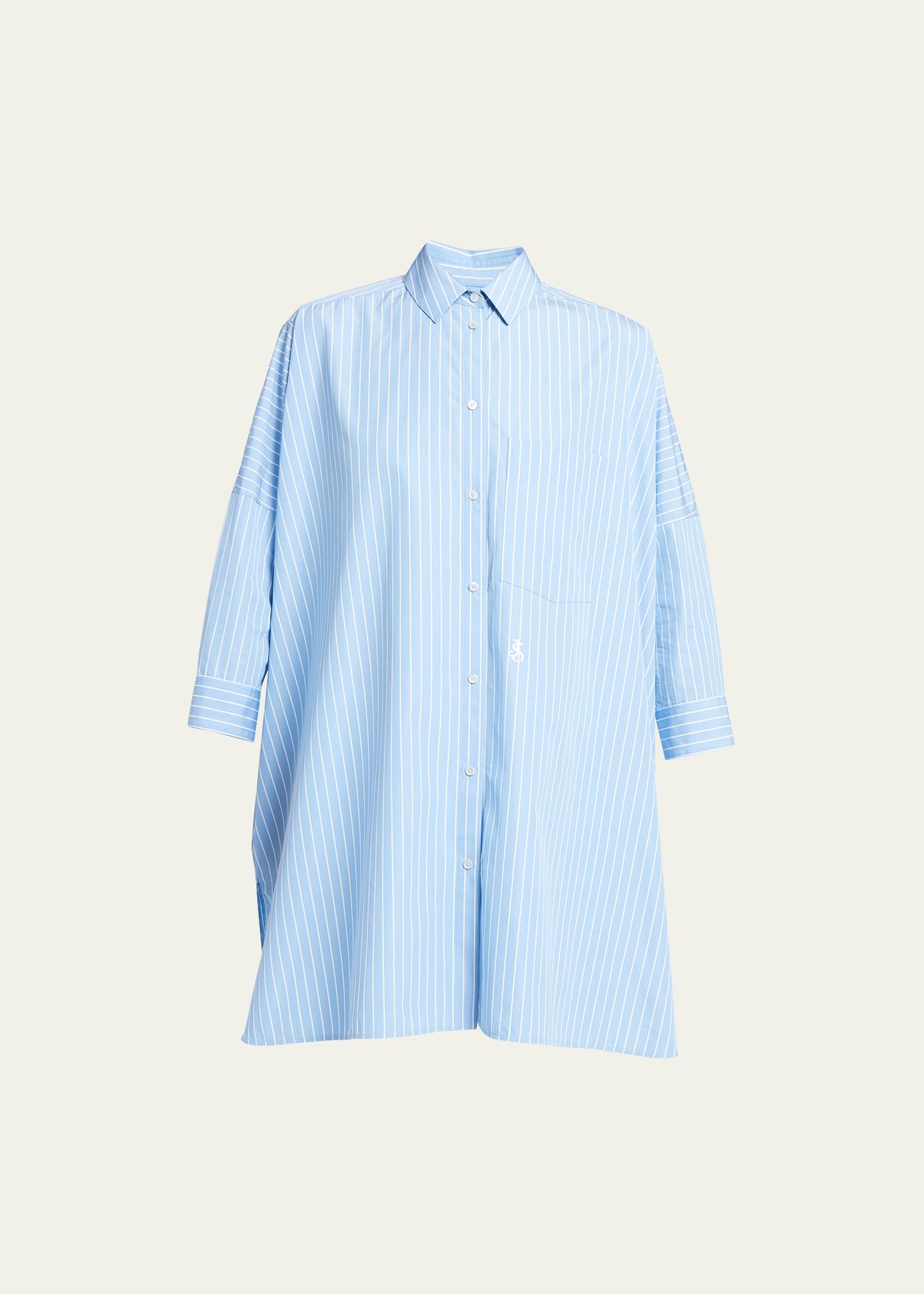 Jil Sander Shirts In Blue Sky