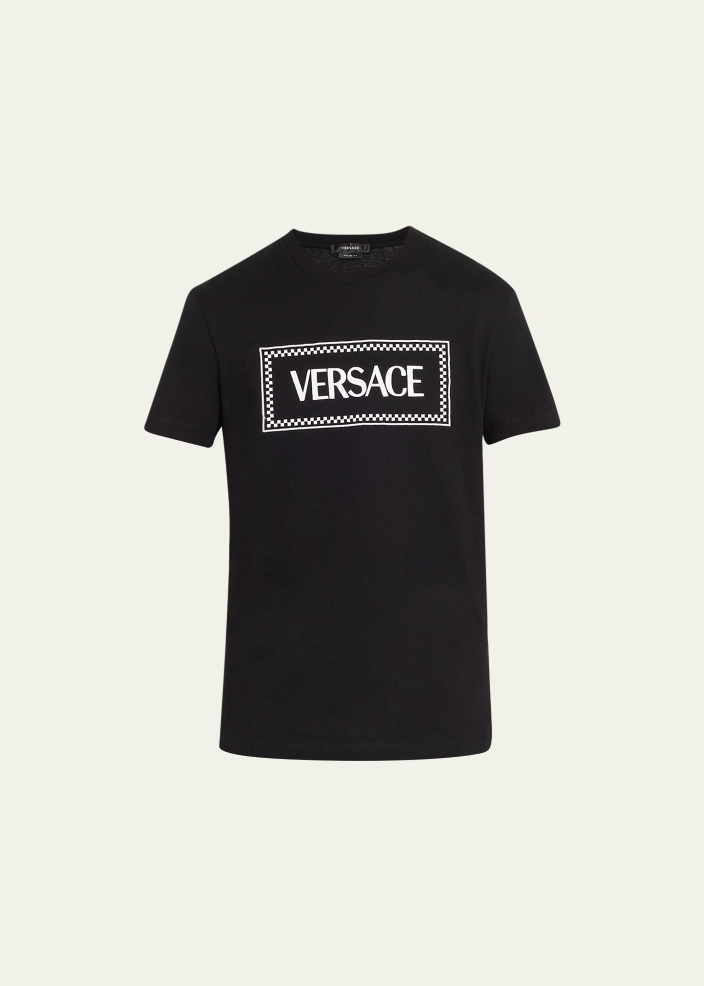 Versace Men's Tailoring Label Logo T-Shirt