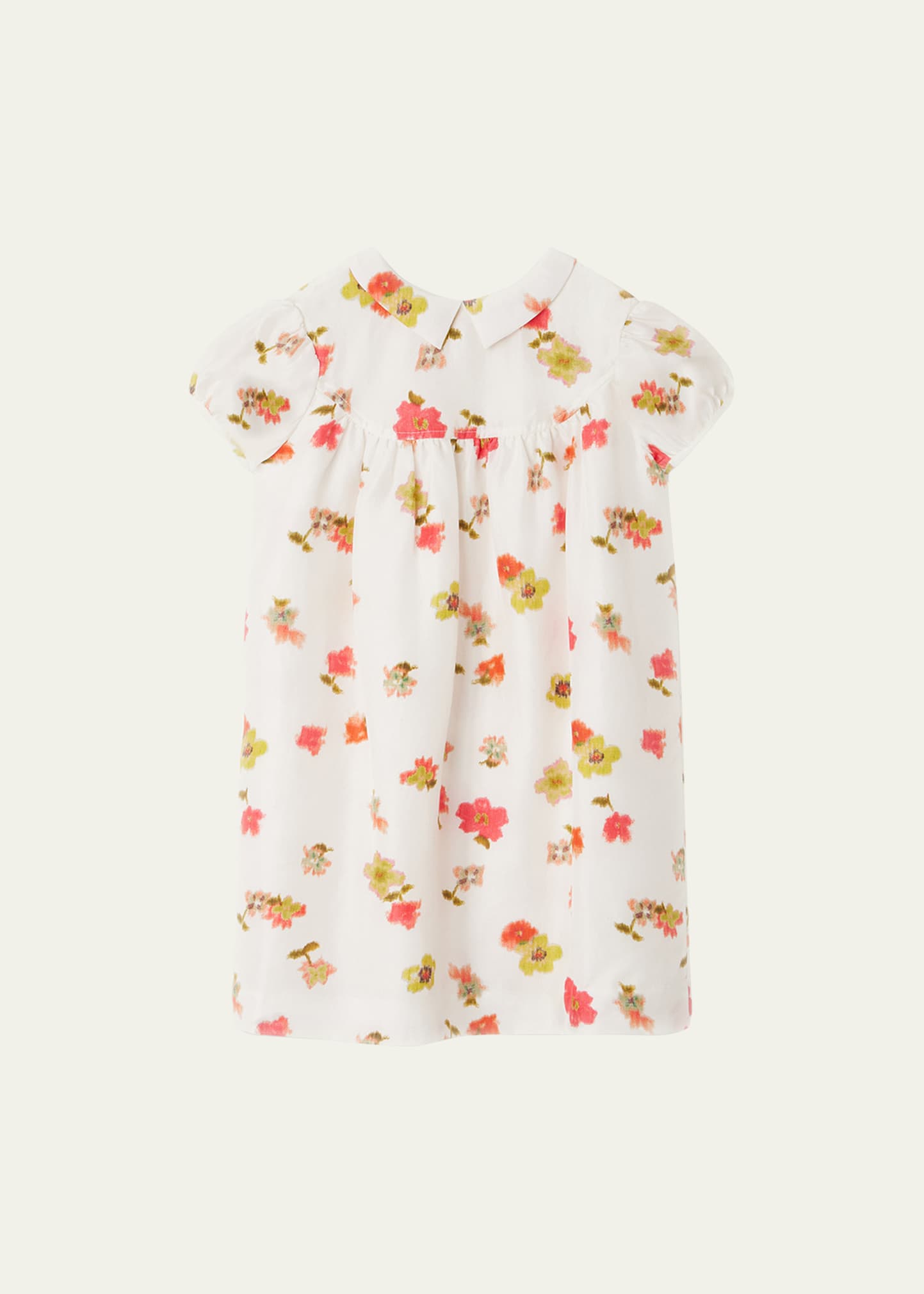 Bonpoint Tia Floral-print T-shirt Dress In Fl Rose Camelia