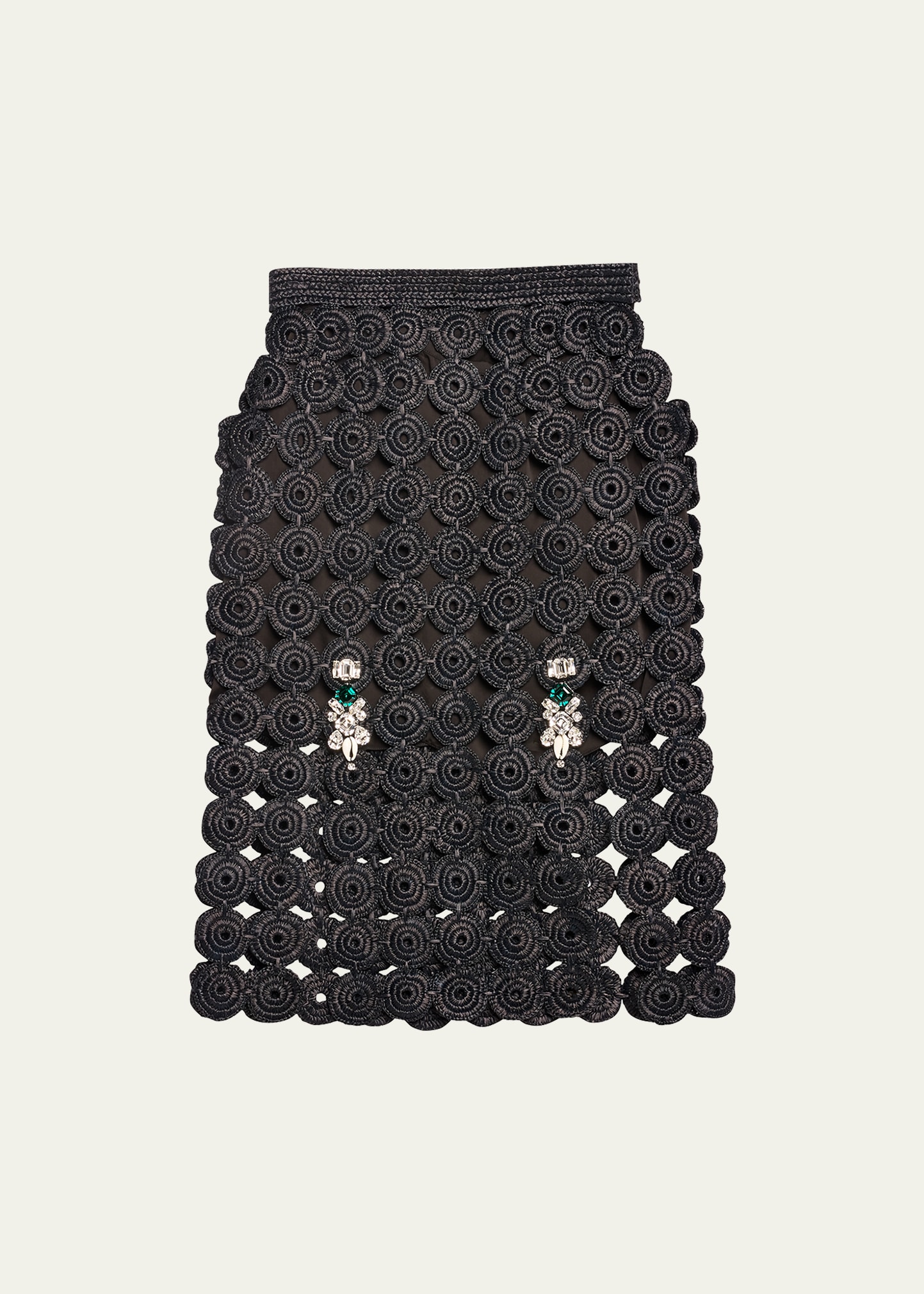 Stanza Embellished Midi Skirt