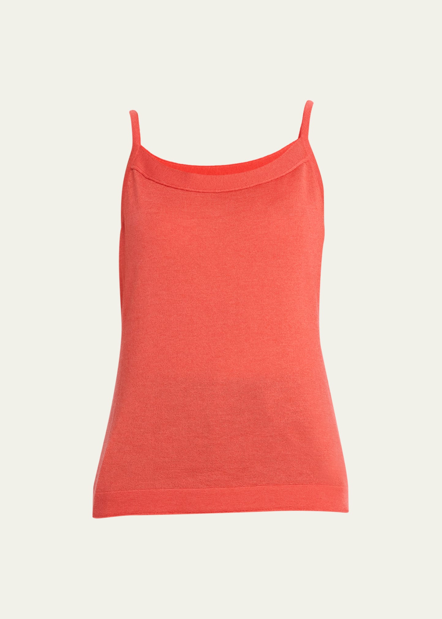 Scoop-Neck Cashmere Sweater Tank