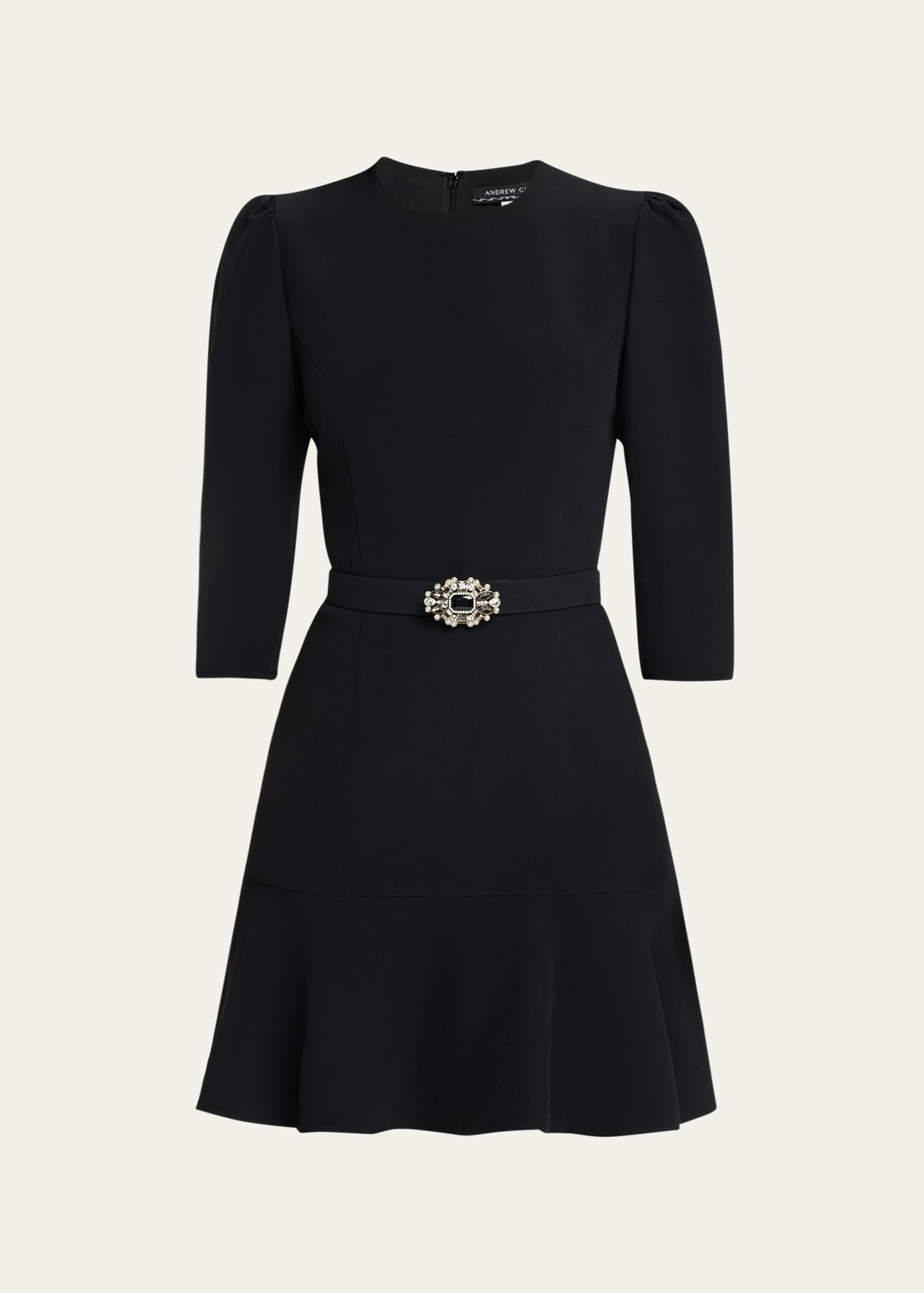 andrew gn black dress Andrew GN Evening Dress  KMK Luxury Consignment