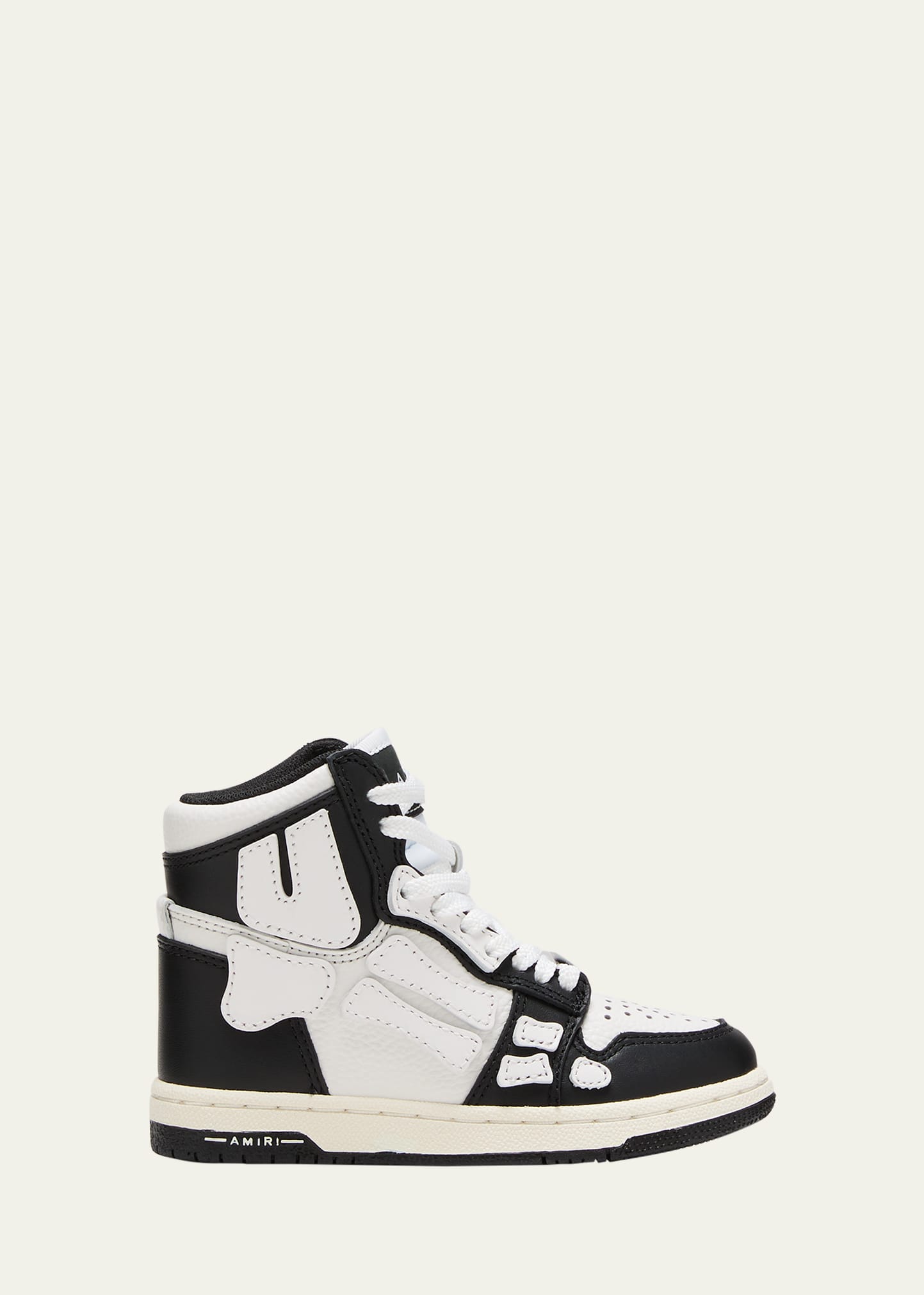 Kid's Skel High-Top Leather Sneakers