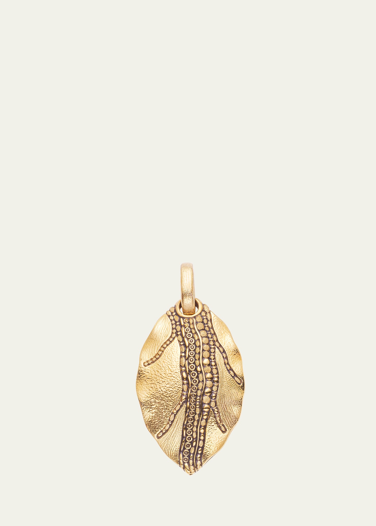 Alex Sepkus 18k Gold Leaf Pendant