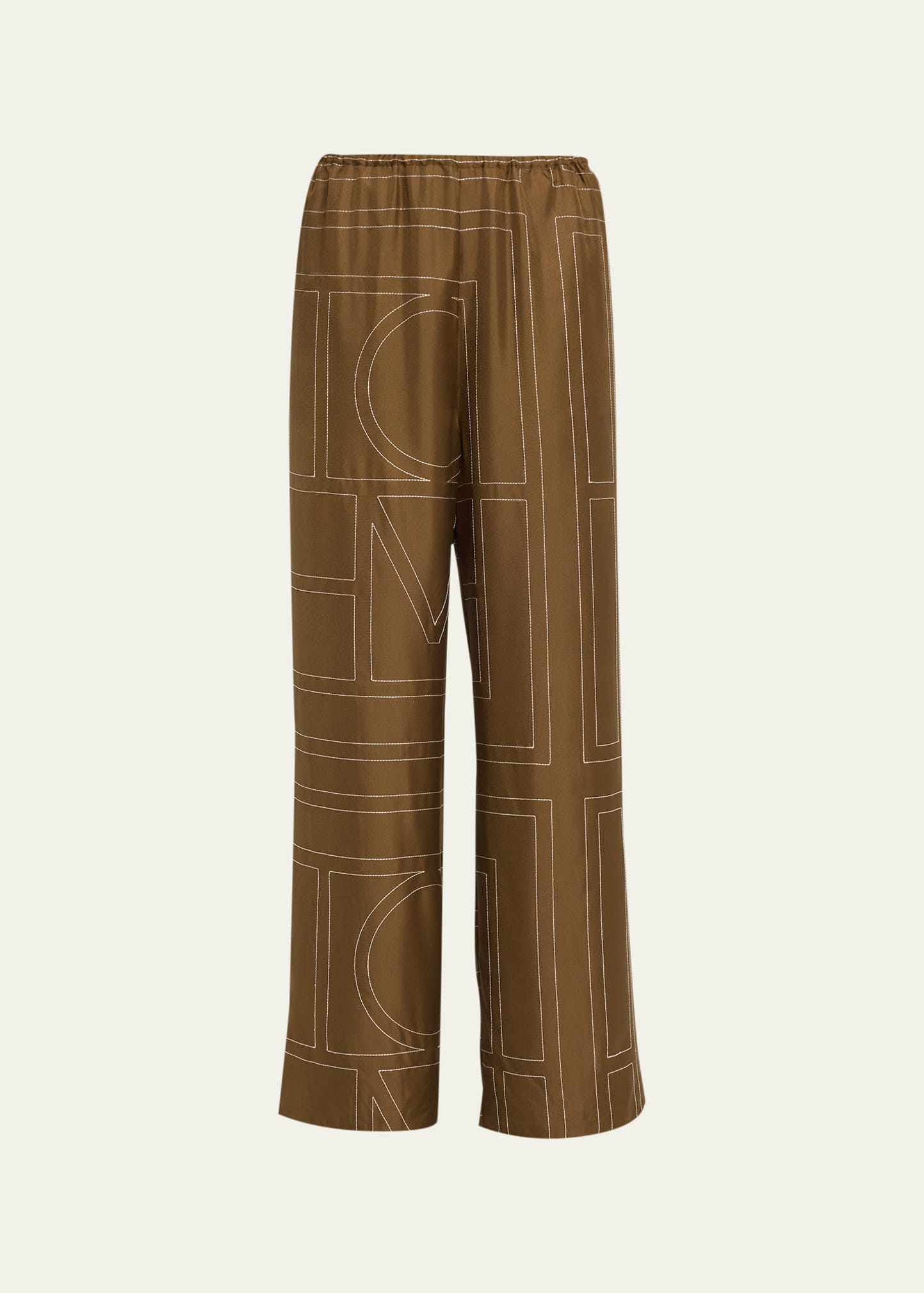 TOTEME Monogram Silk Pyjama Bottoms - Farfetch