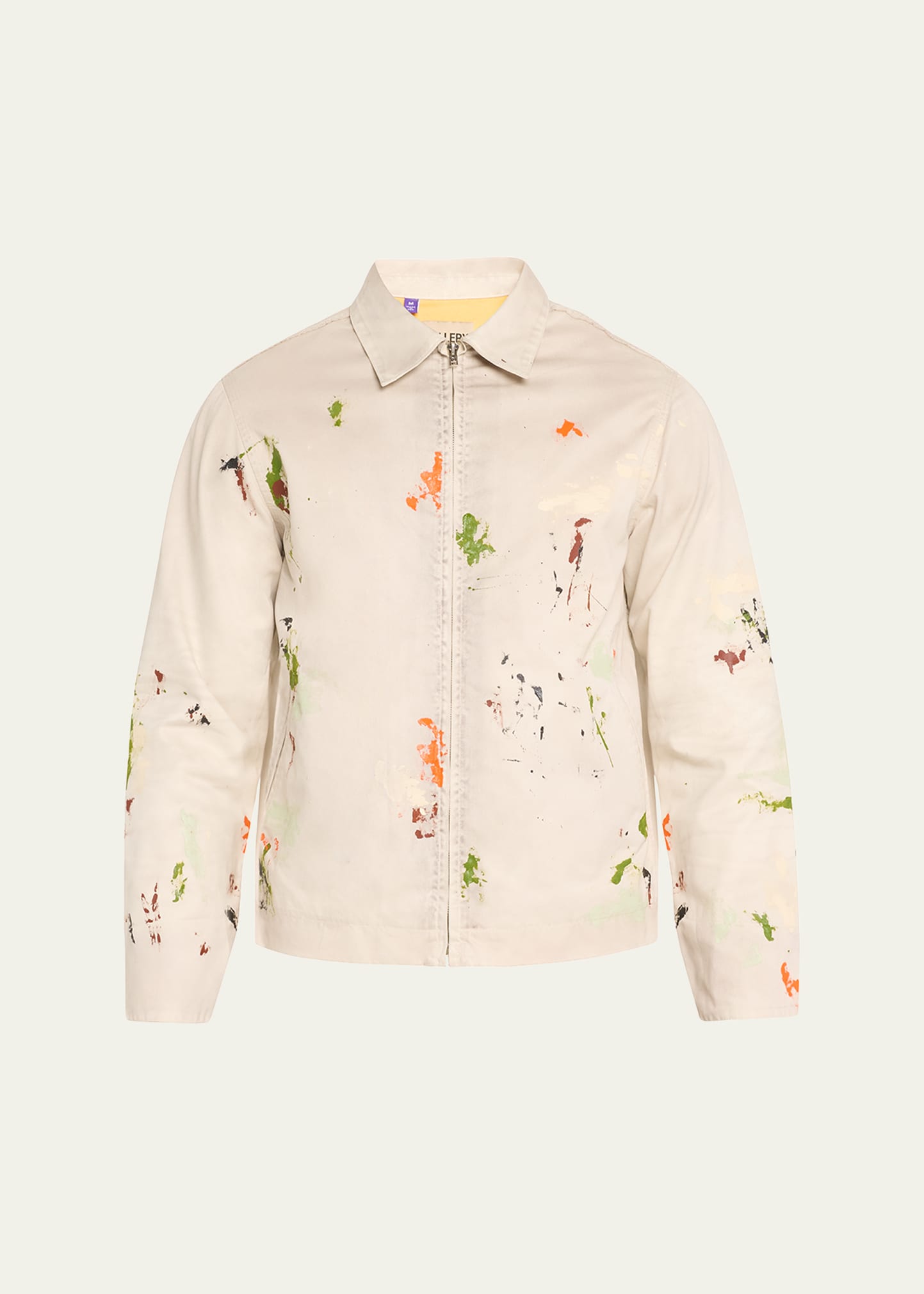 Gallery Department Men's Montecito Paint-splatter Jacket In Antique White